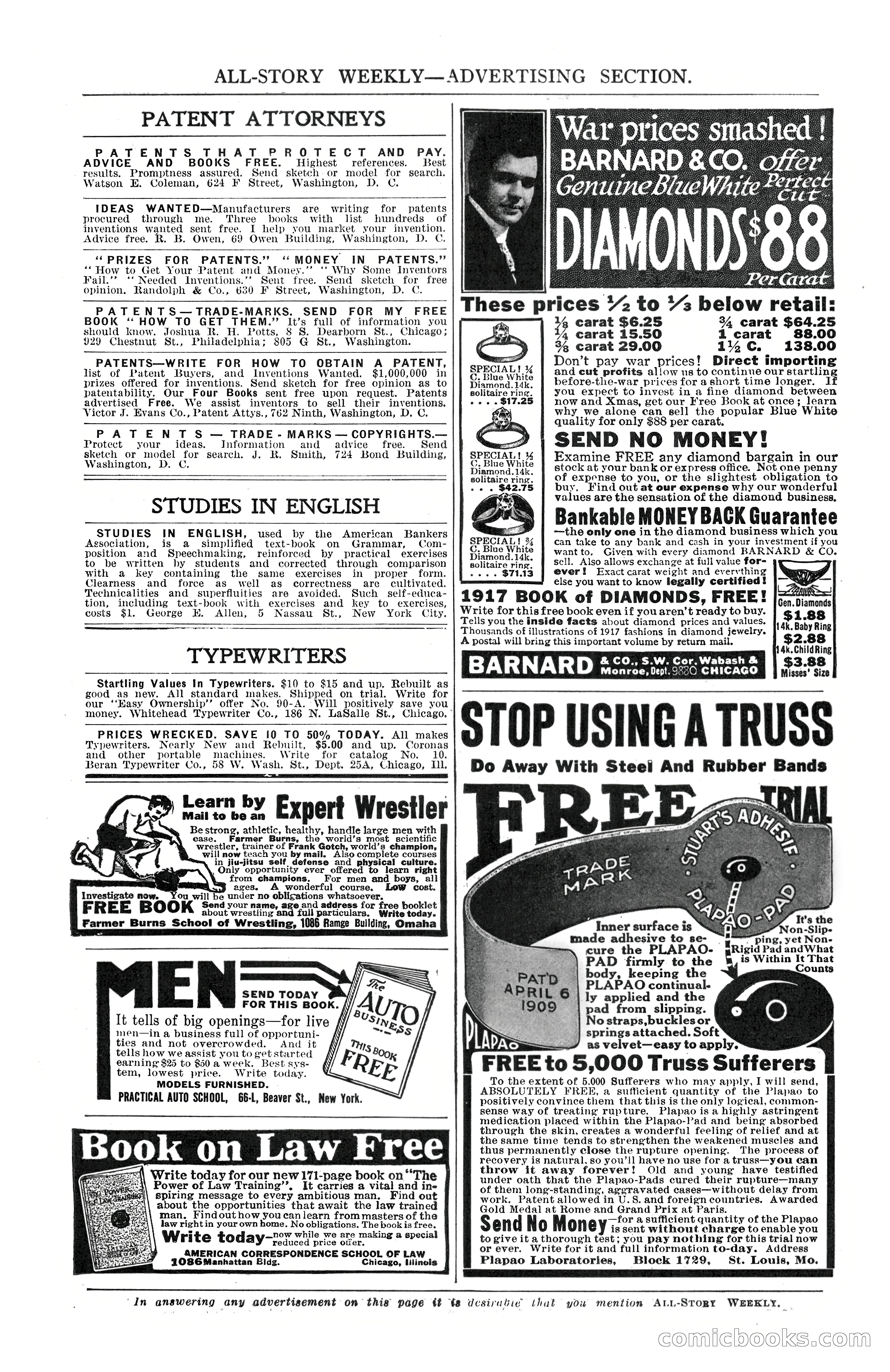 All-Story Weekly, September 2, 1916 — page 7 of 208