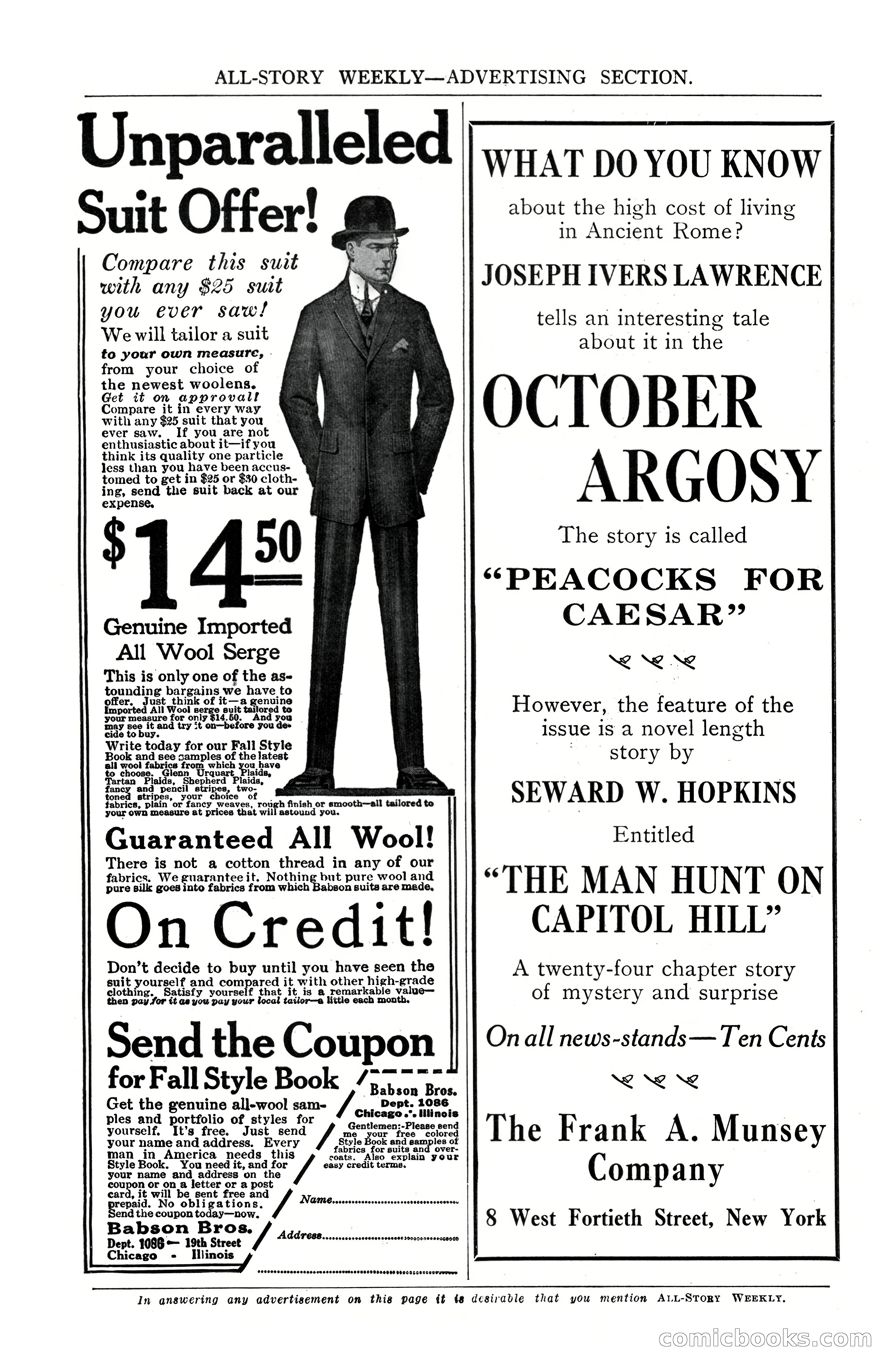 All-Story Weekly, September 2, 1916 — page 8 of 208