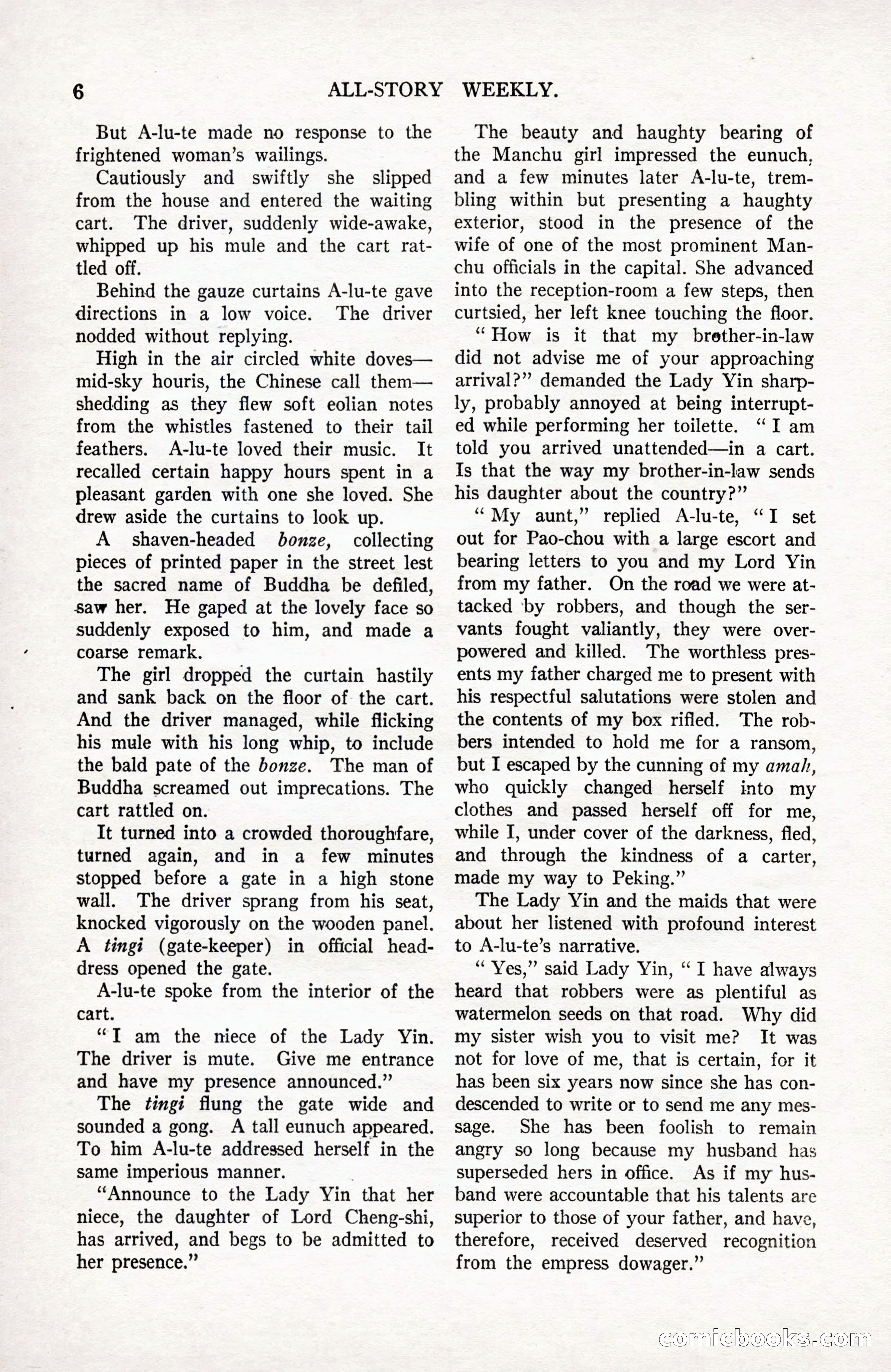 All-Story Weekly, September 2, 1916 — page 16 of 208