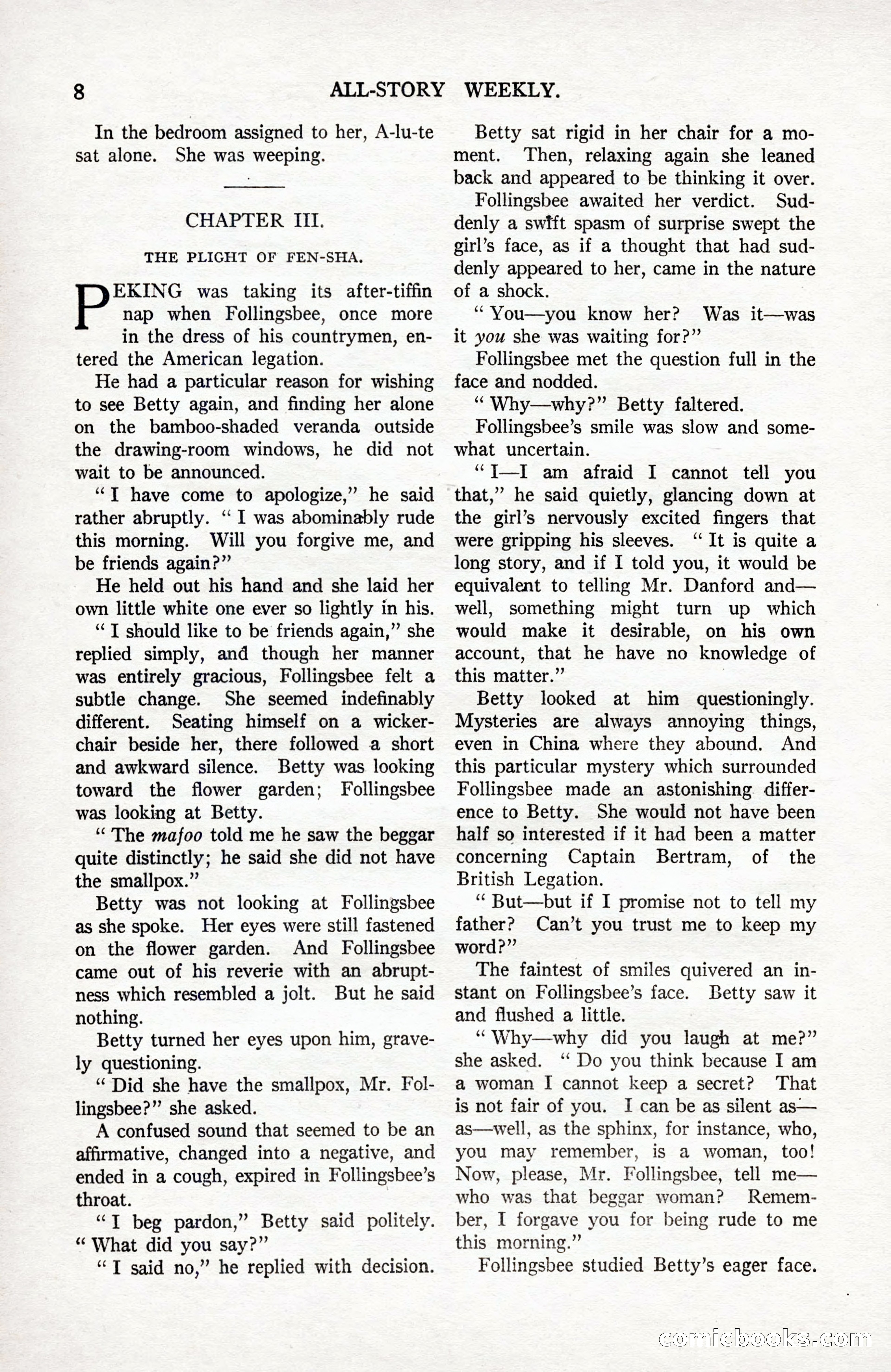 All-Story Weekly, September 2, 1916 — page 18 of 208