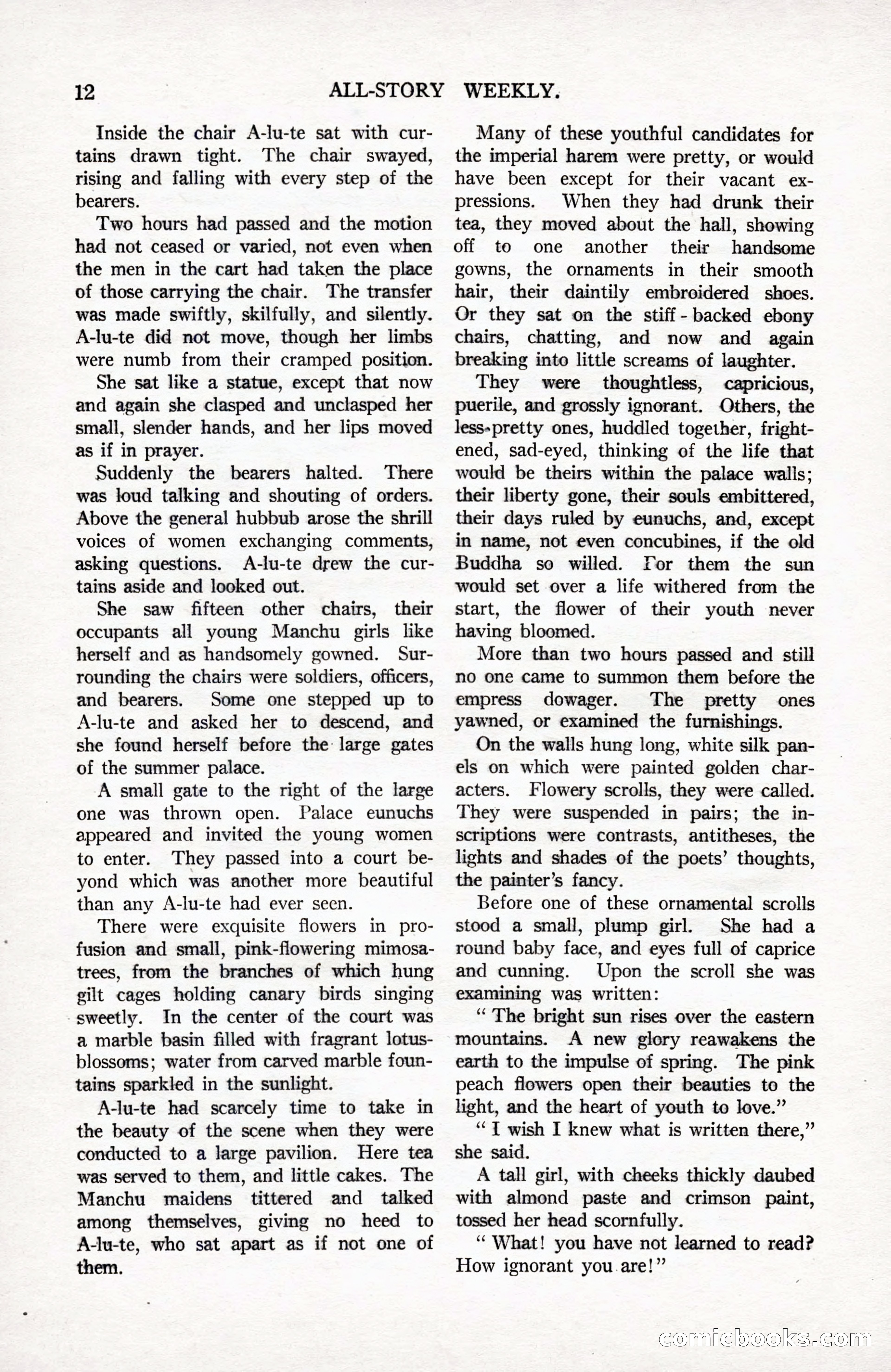 All-Story Weekly, September 2, 1916 — page 22 of 208