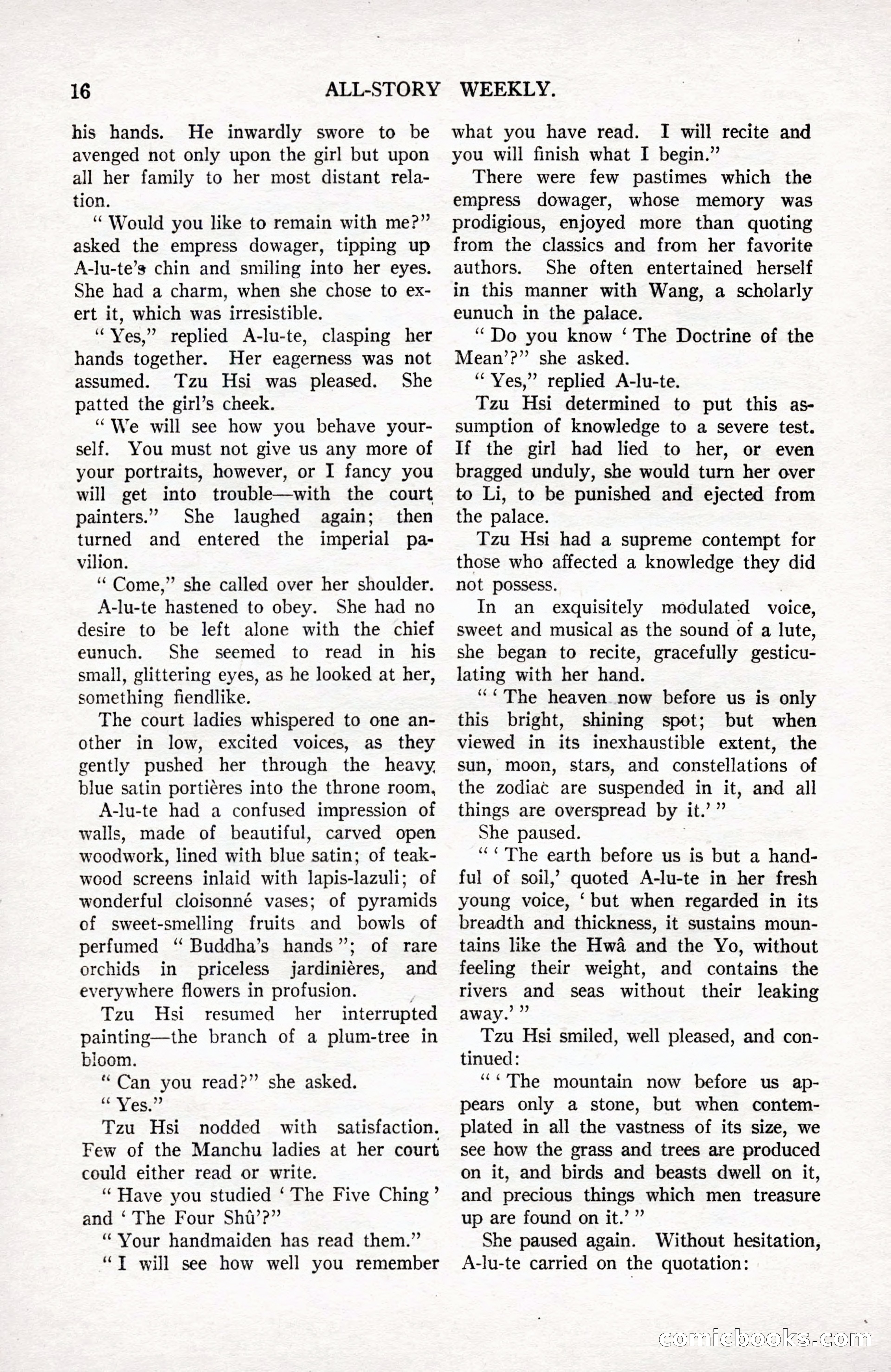 All-Story Weekly, September 2, 1916 — page 26 of 208