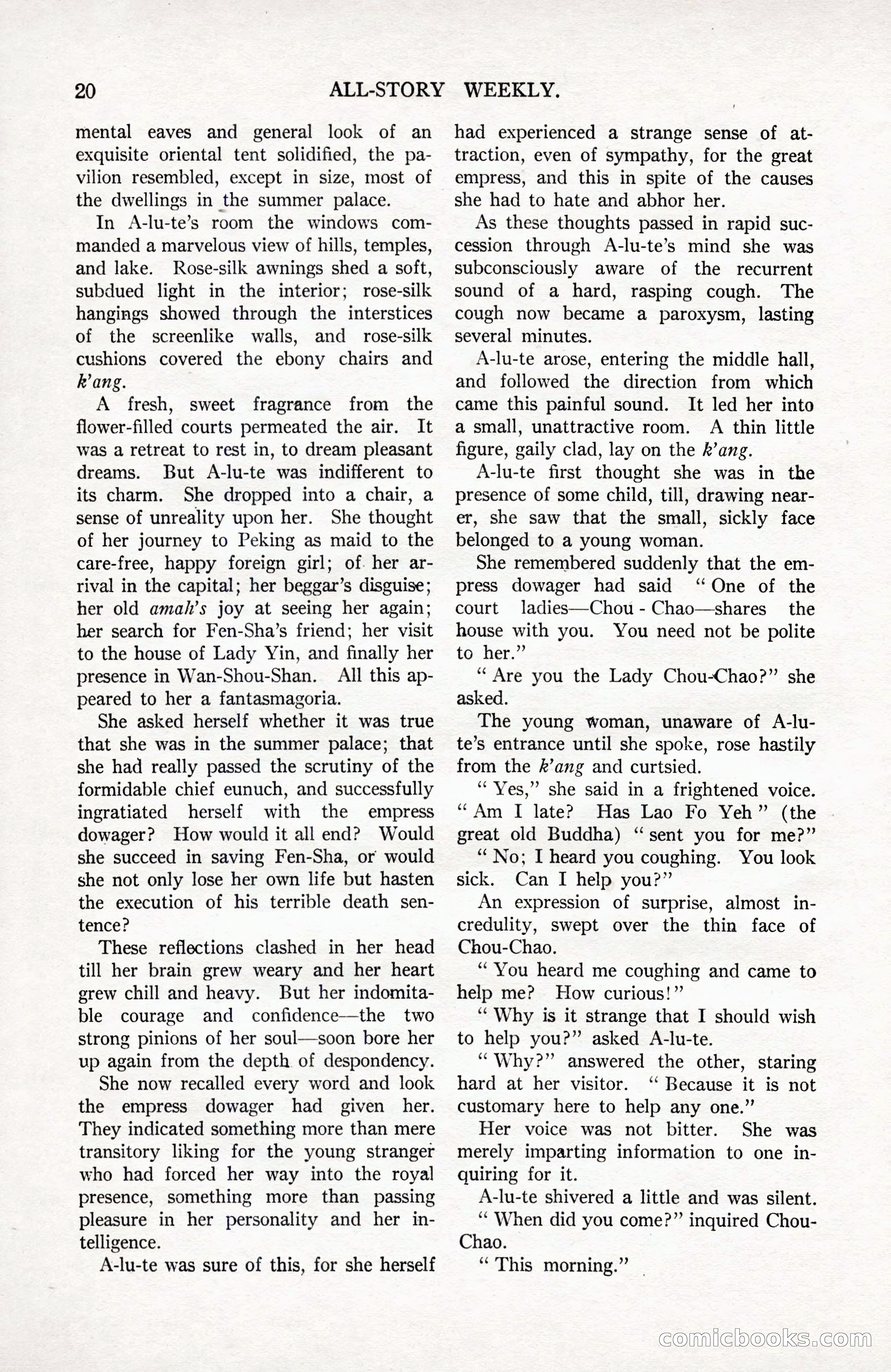 All-Story Weekly, September 2, 1916 — page 30 of 208