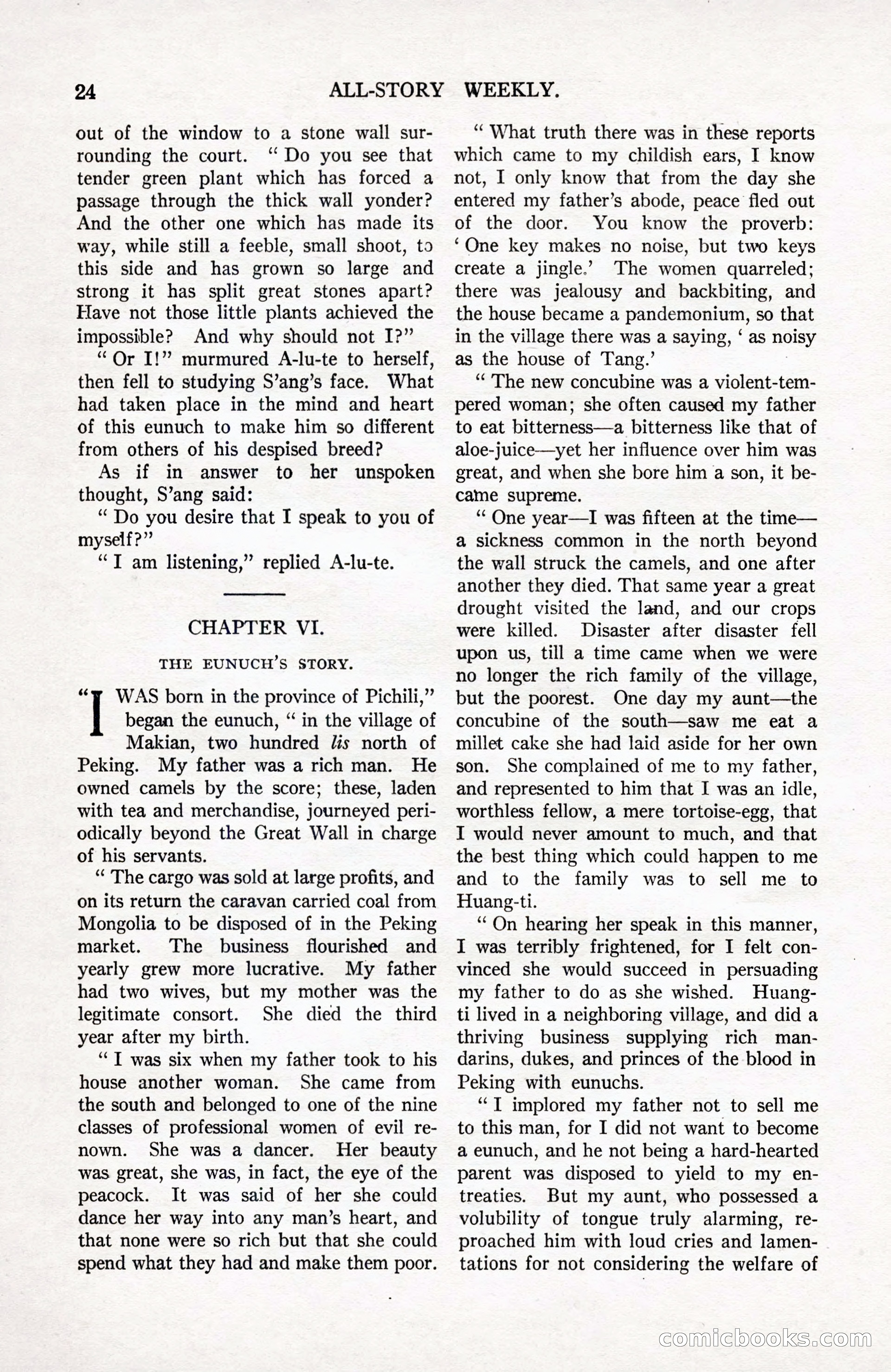 All-Story Weekly, September 2, 1916 — page 34 of 208