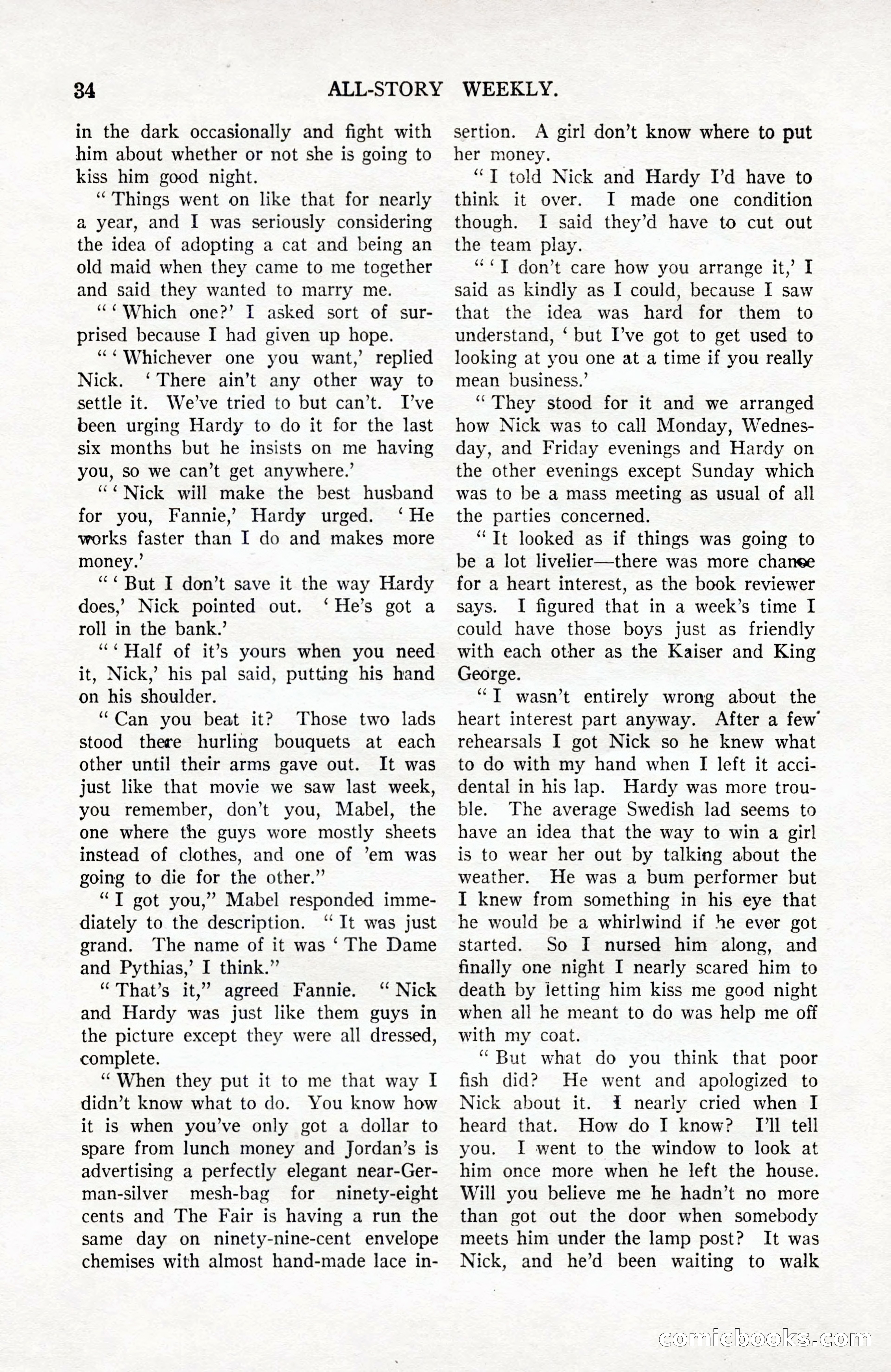 All-Story Weekly, September 2, 1916 — page 44 of 208