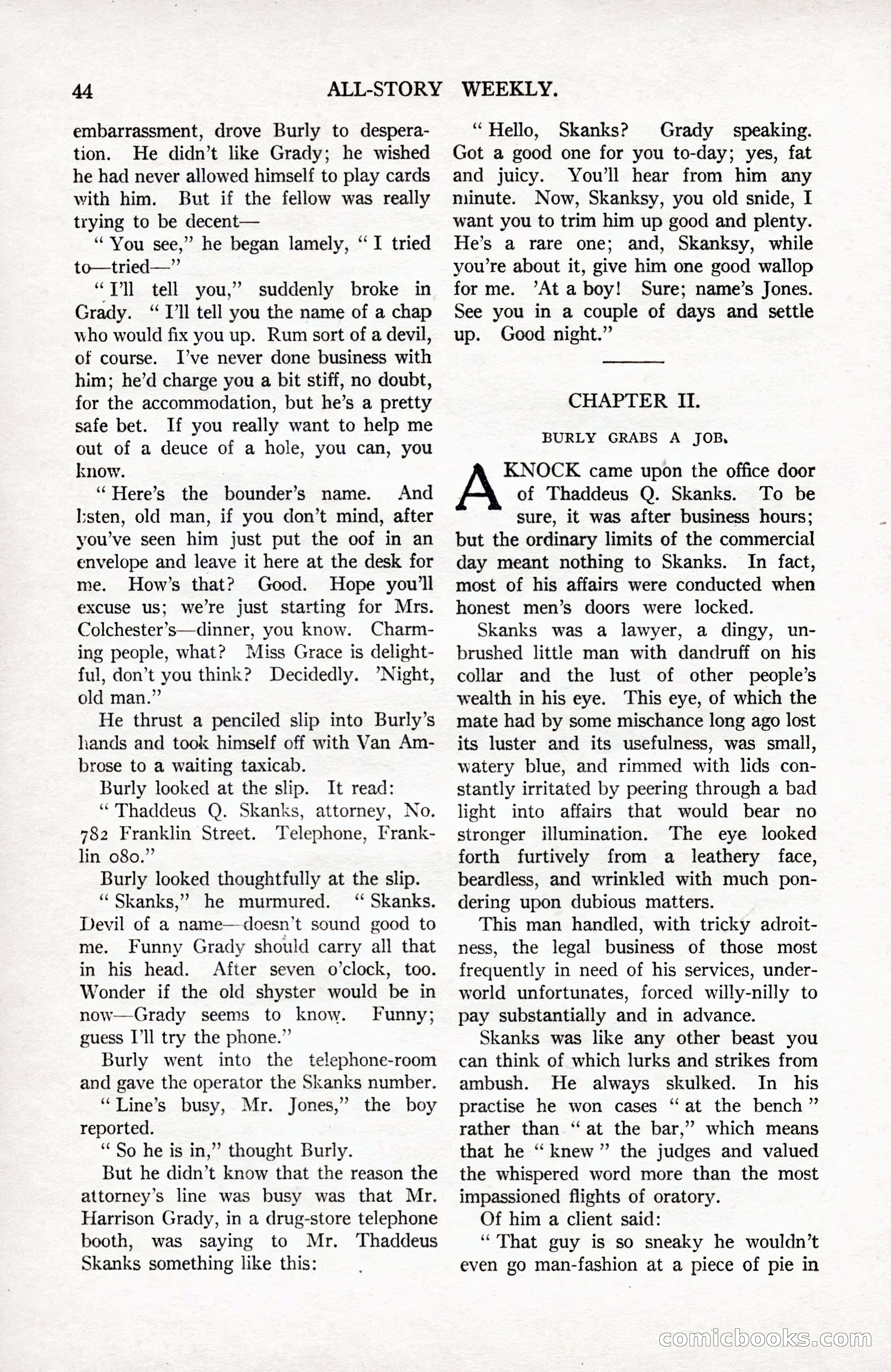 All-Story Weekly, September 2, 1916 — page 54 of 208