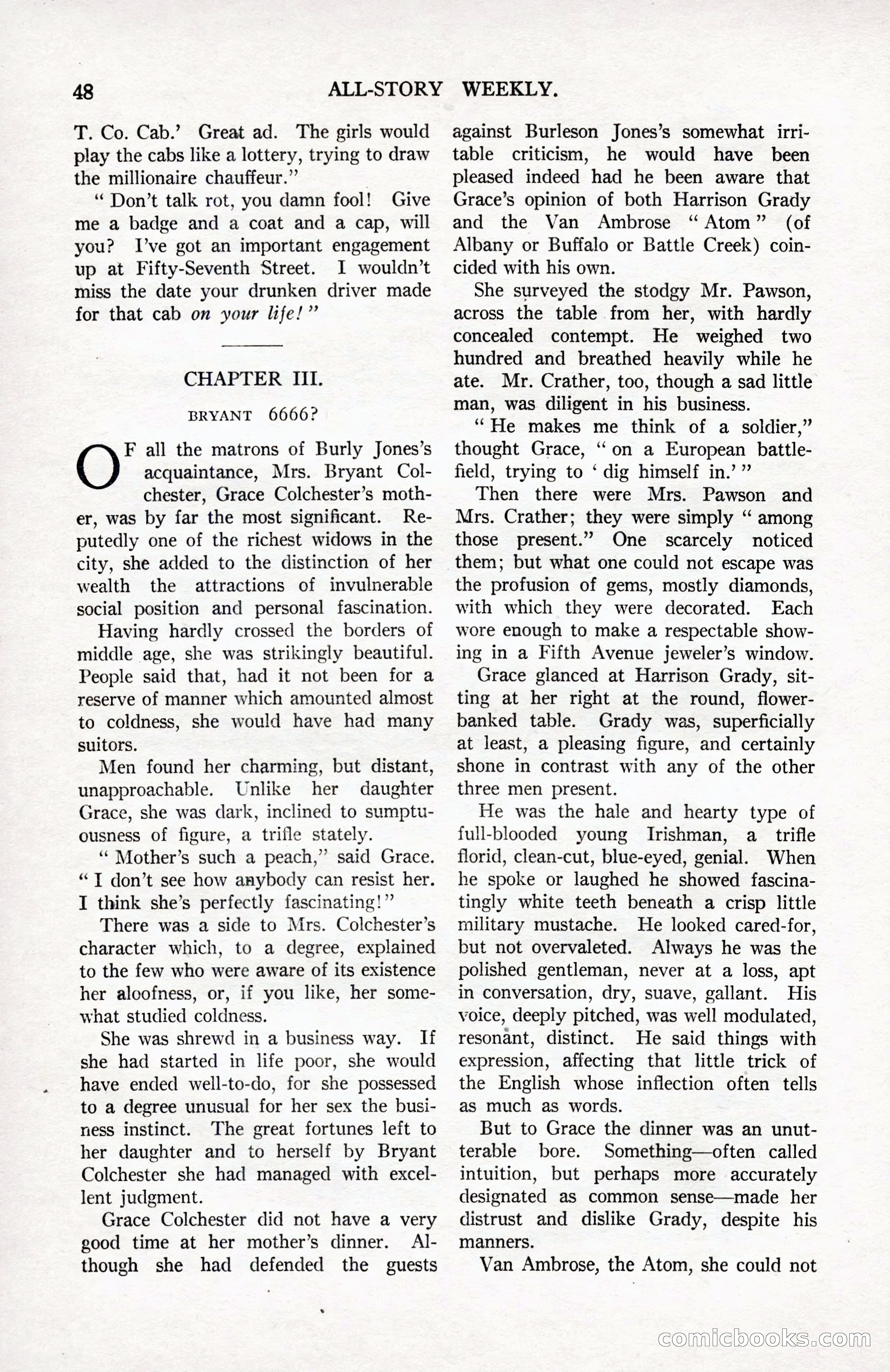 All-Story Weekly, September 2, 1916 — page 58 of 208