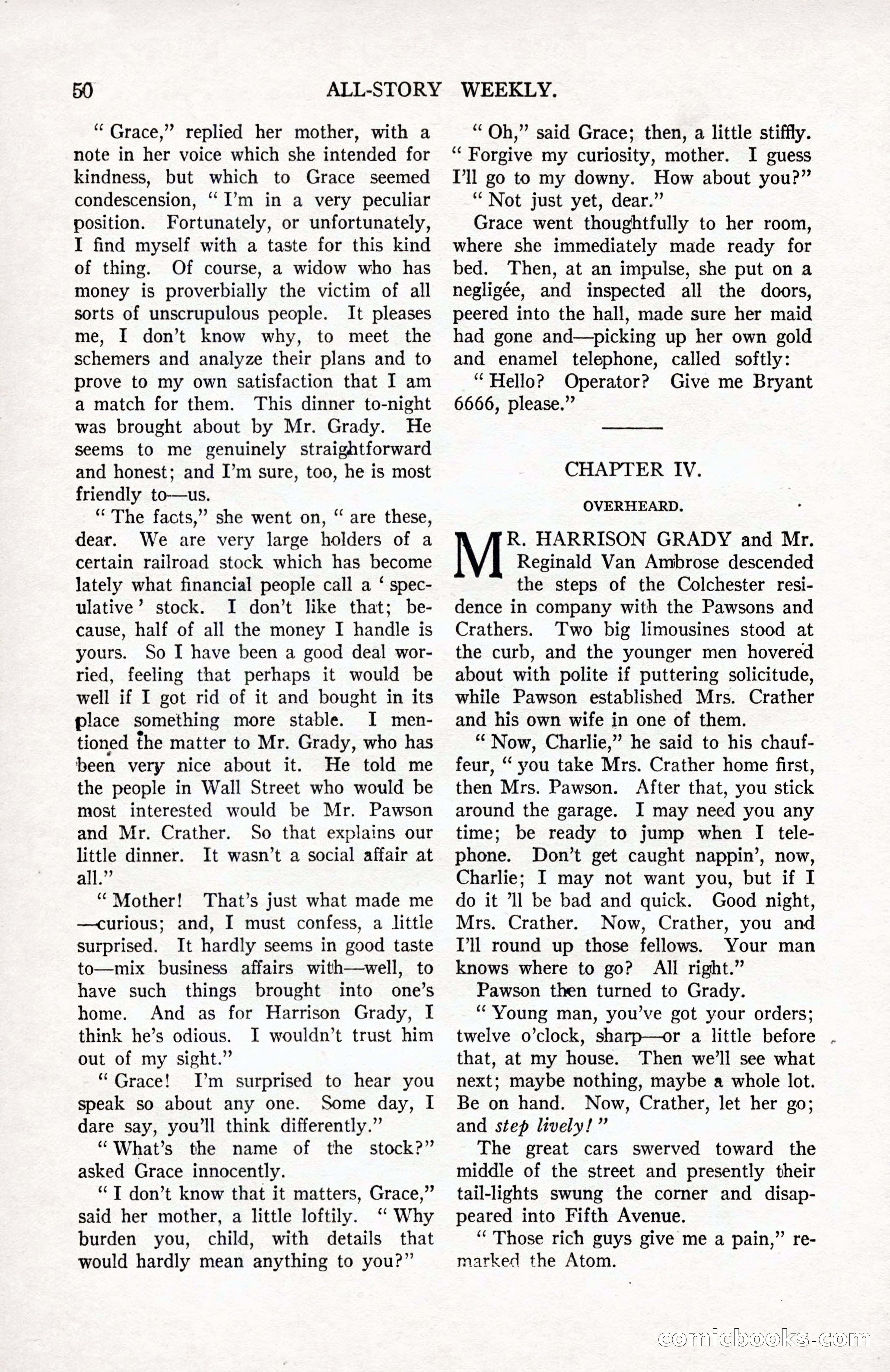 All-Story Weekly, September 2, 1916 — page 60 of 208