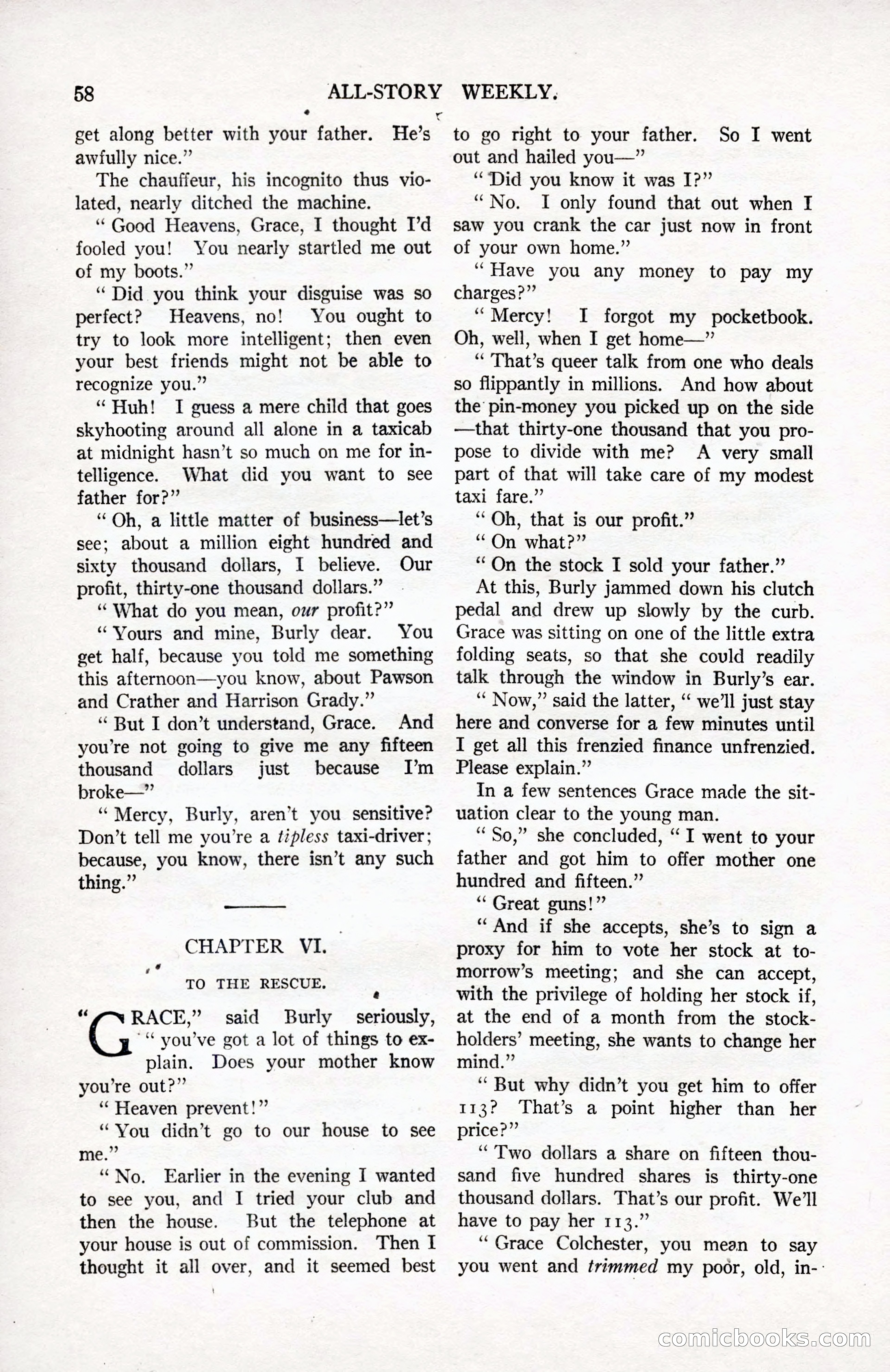 All-Story Weekly, September 2, 1916 — page 68 of 208