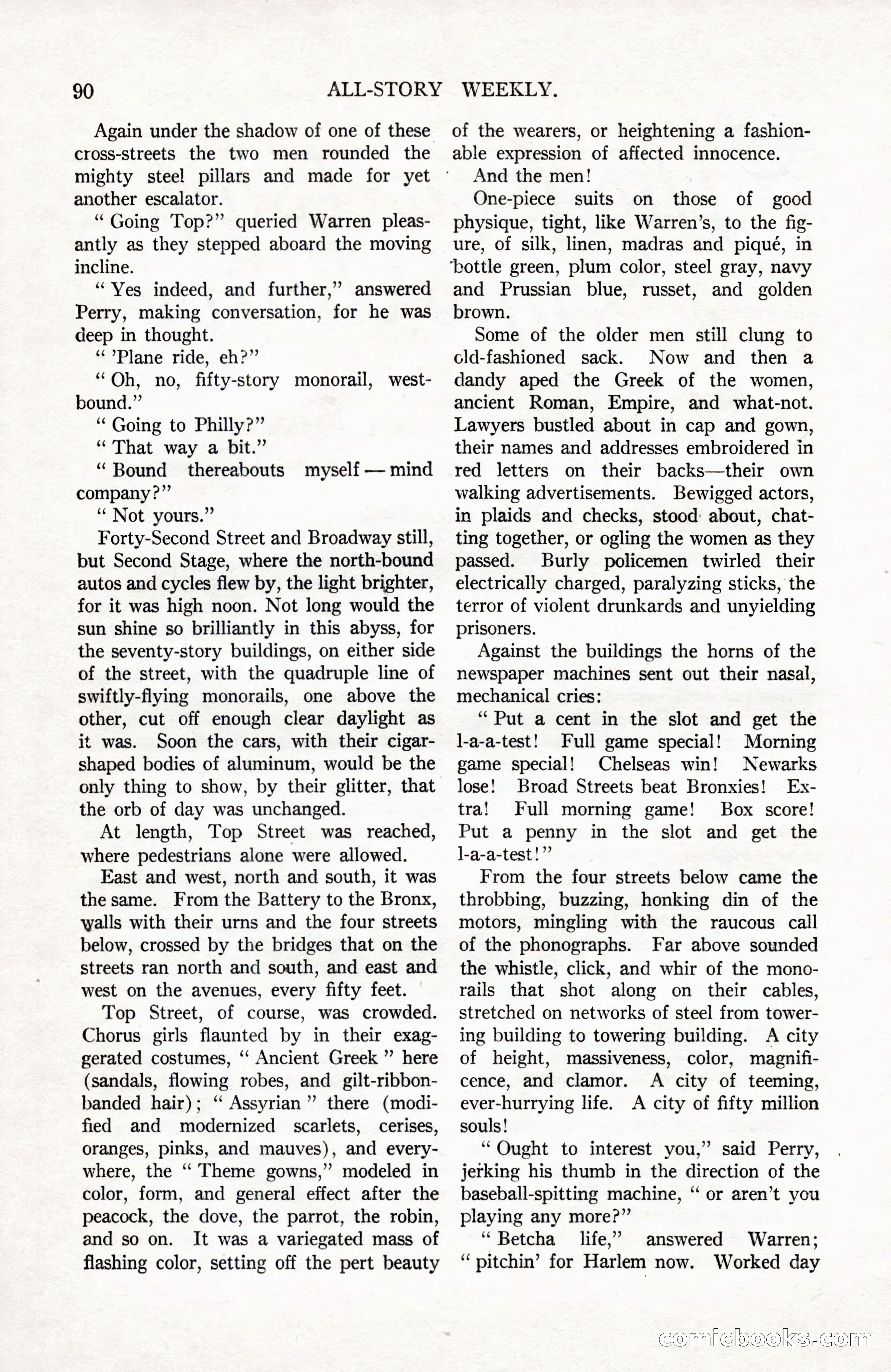 All-Story Weekly, September 2, 1916 — page 100 of 208