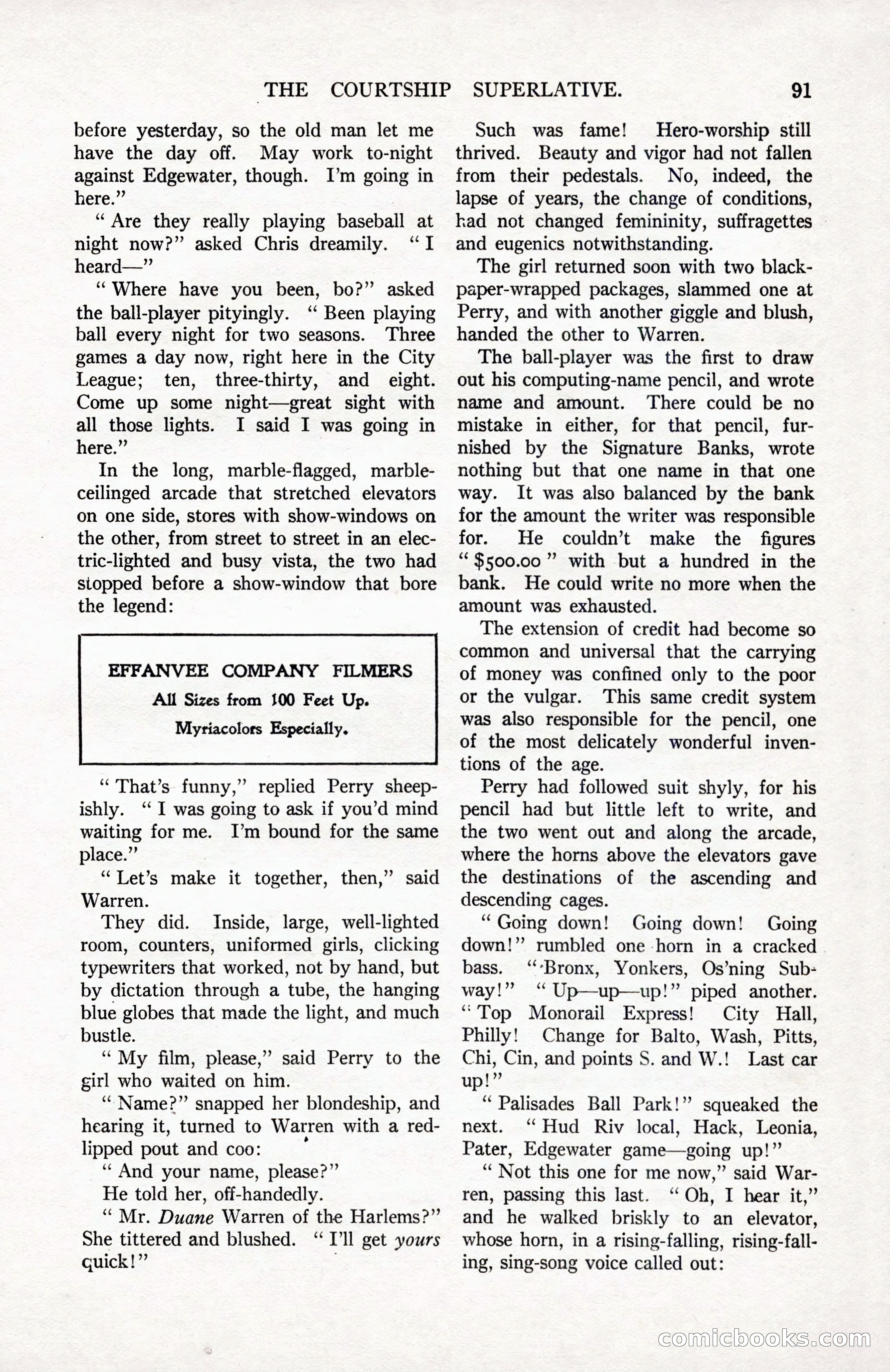 All-Story Weekly, September 2, 1916 — page 101 of 208