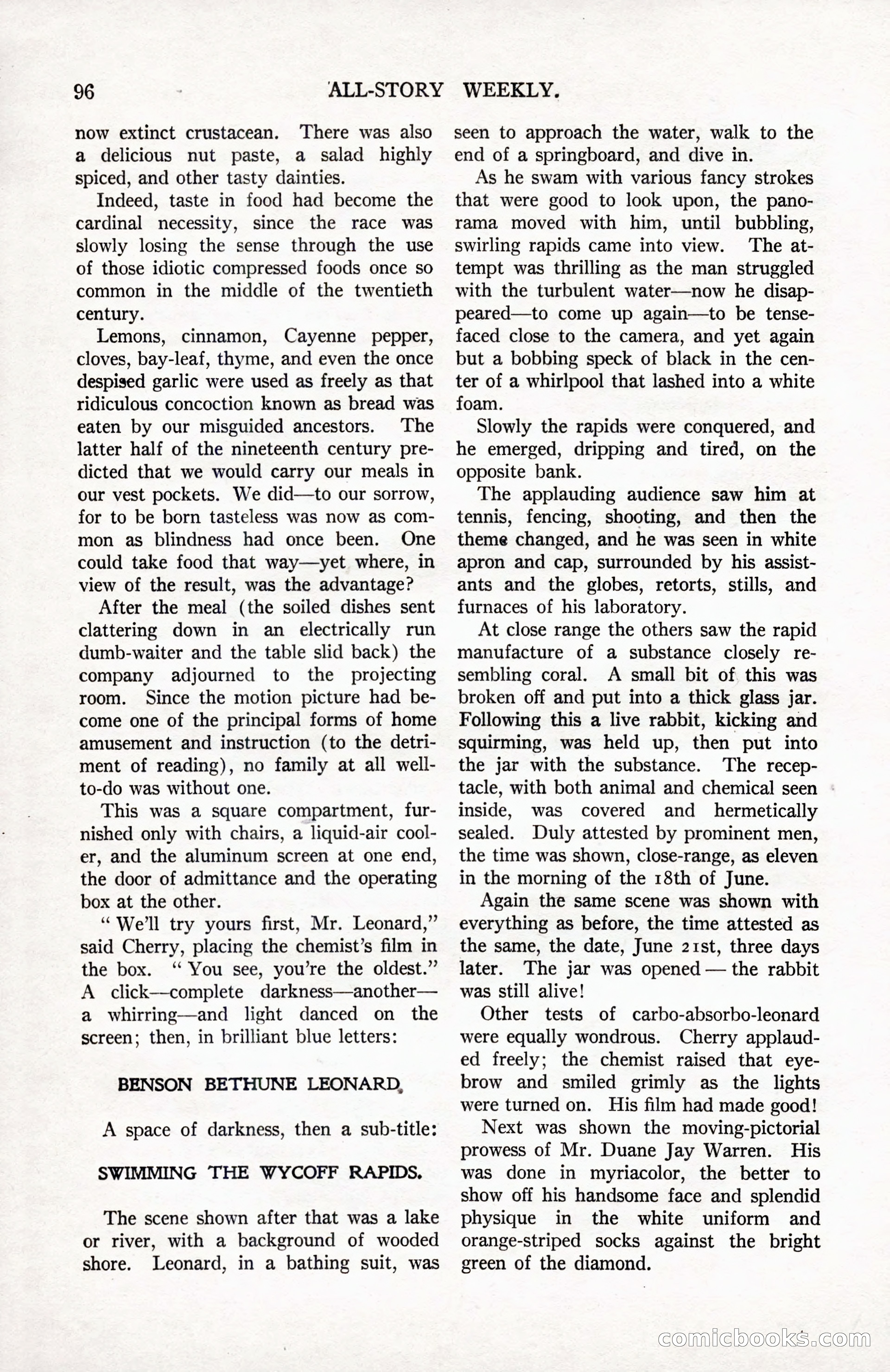 All-Story Weekly, September 2, 1916 — page 106 of 208