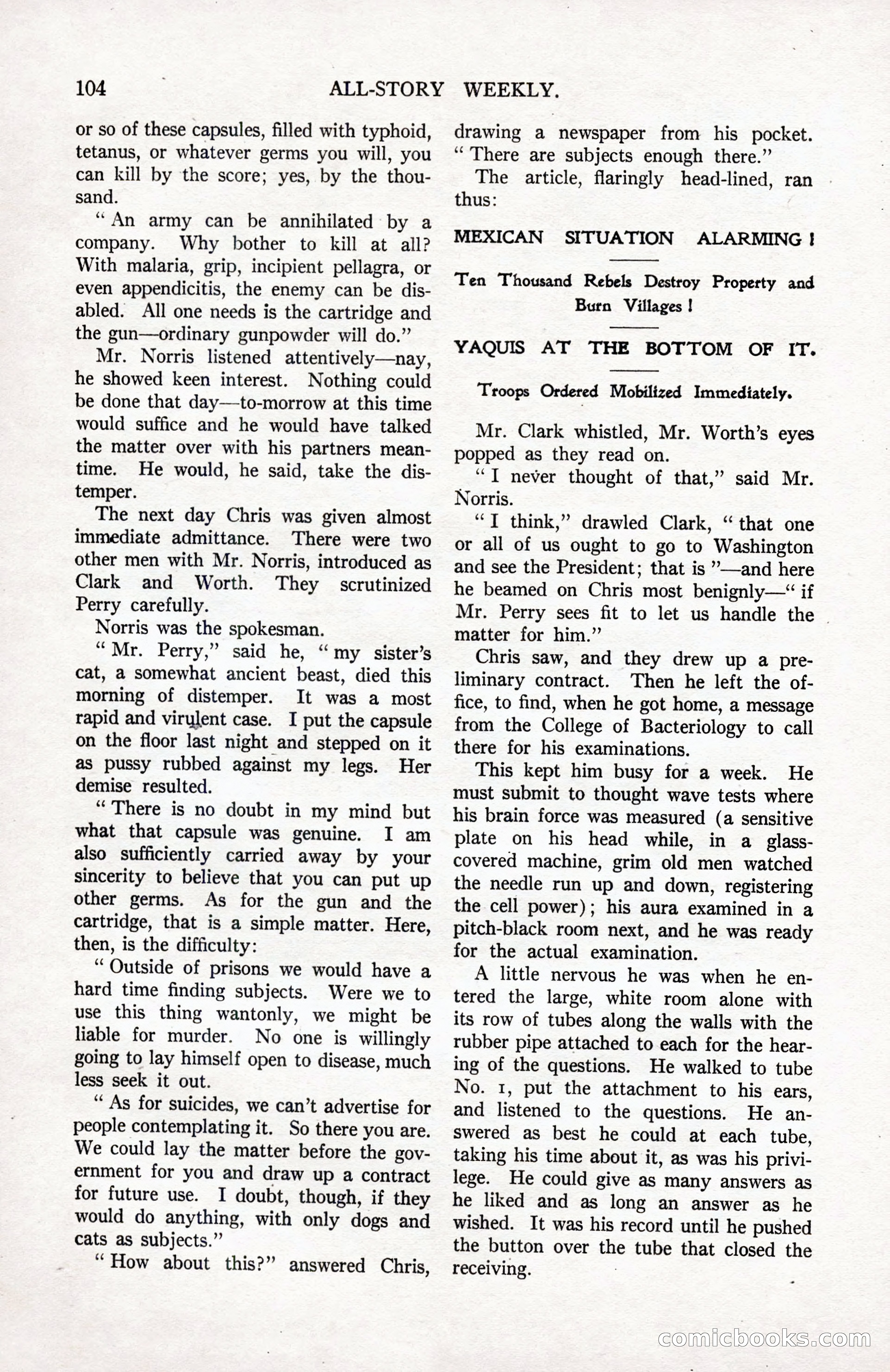 All-Story Weekly, September 2, 1916 — page 114 of 208