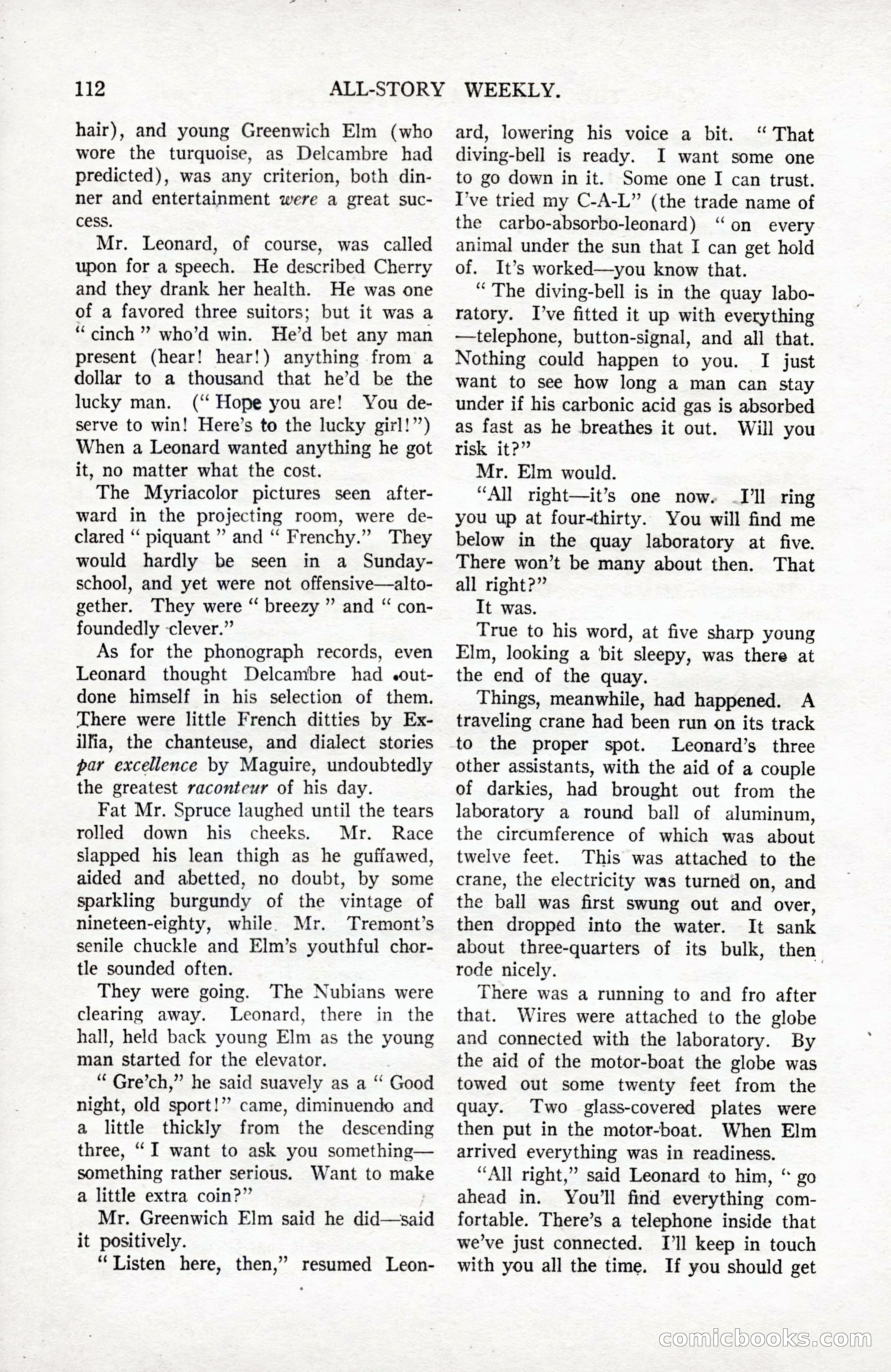 All-Story Weekly, September 2, 1916 — page 122 of 208