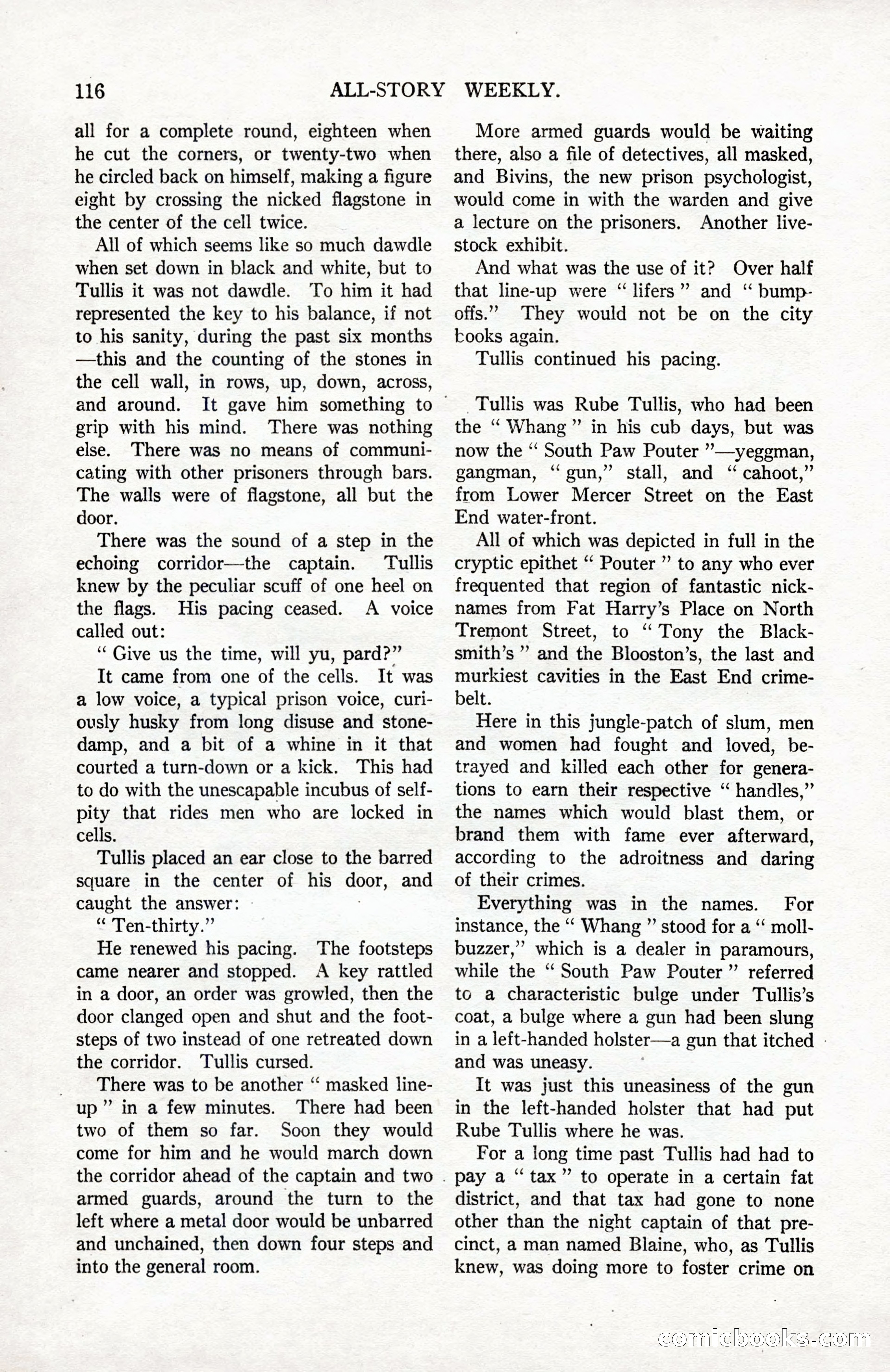 All-Story Weekly, September 2, 1916 — page 126 of 208