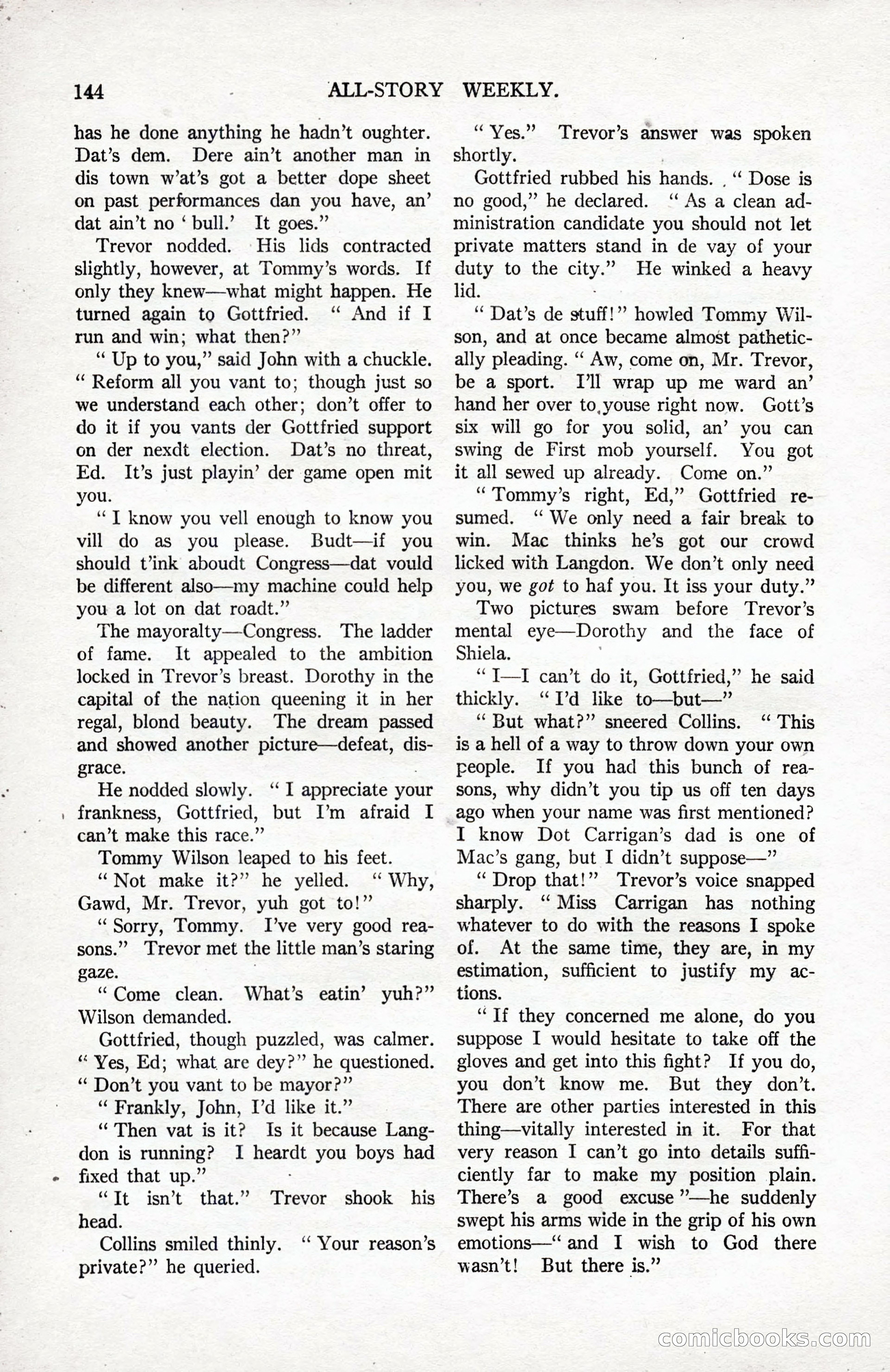 All-Story Weekly, September 2, 1916 — page 154 of 208