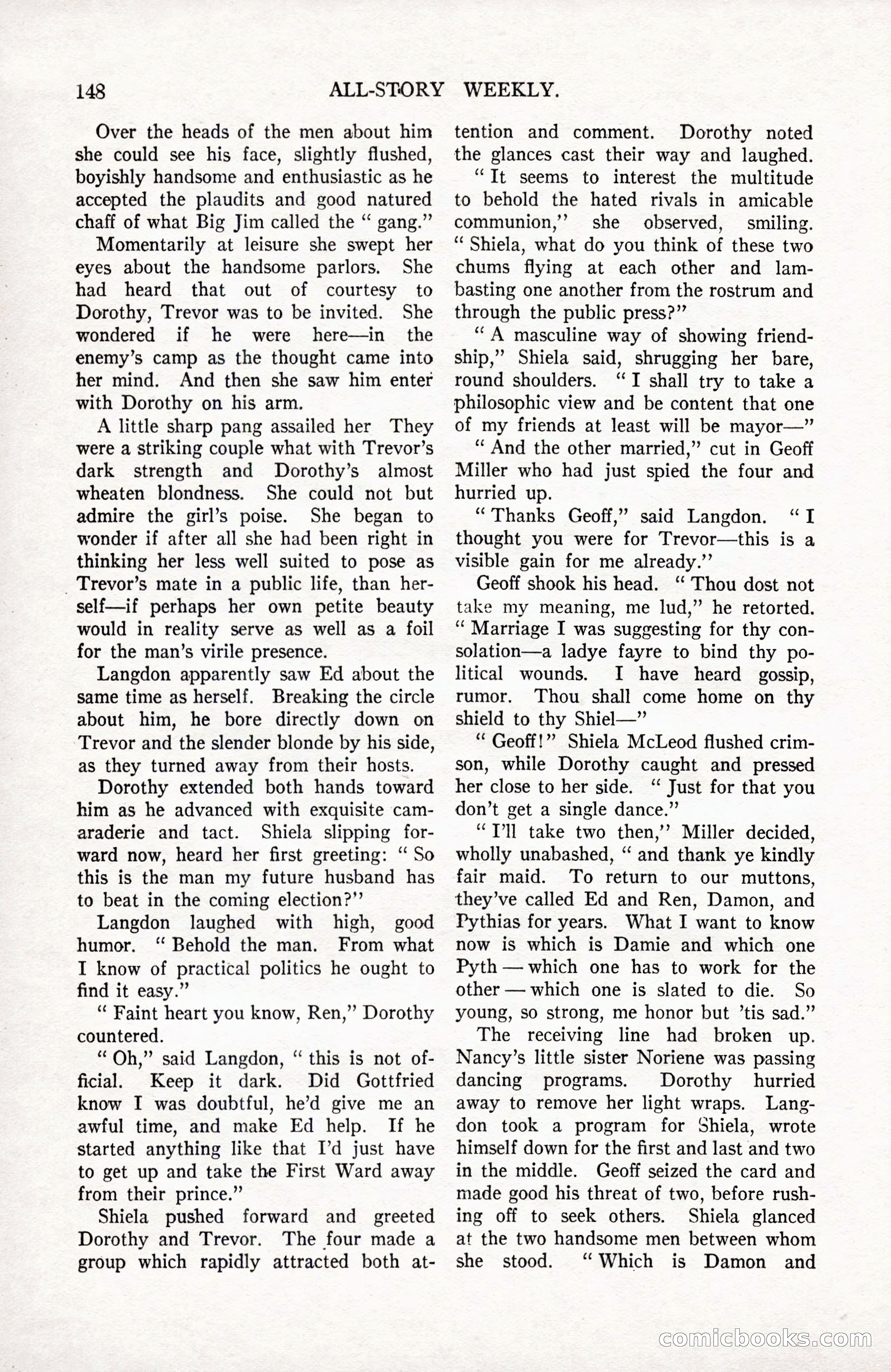 All-Story Weekly, September 2, 1916 — page 158 of 208