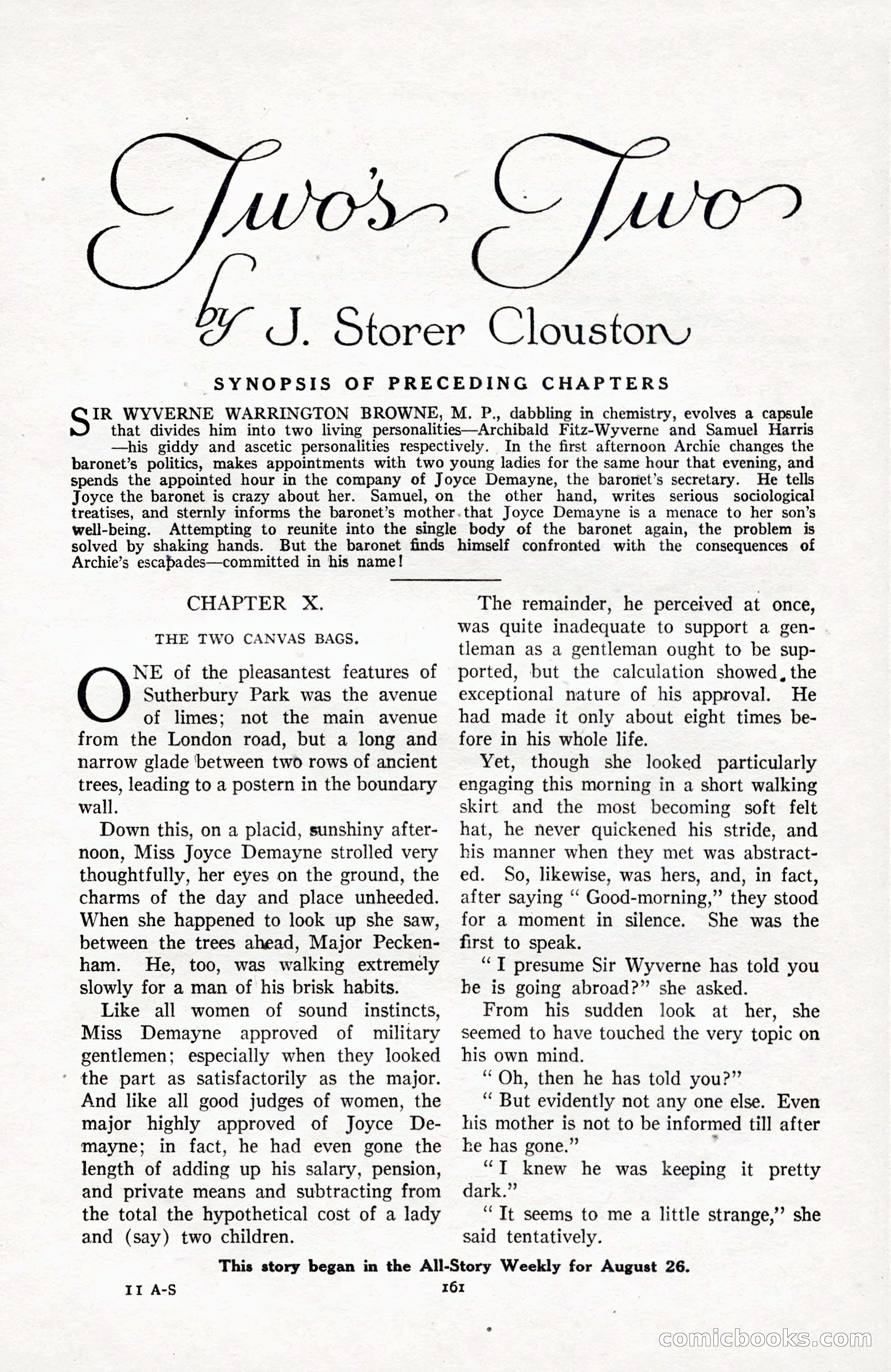 All-Story Weekly, September 2, 1916 — page 171 of 208