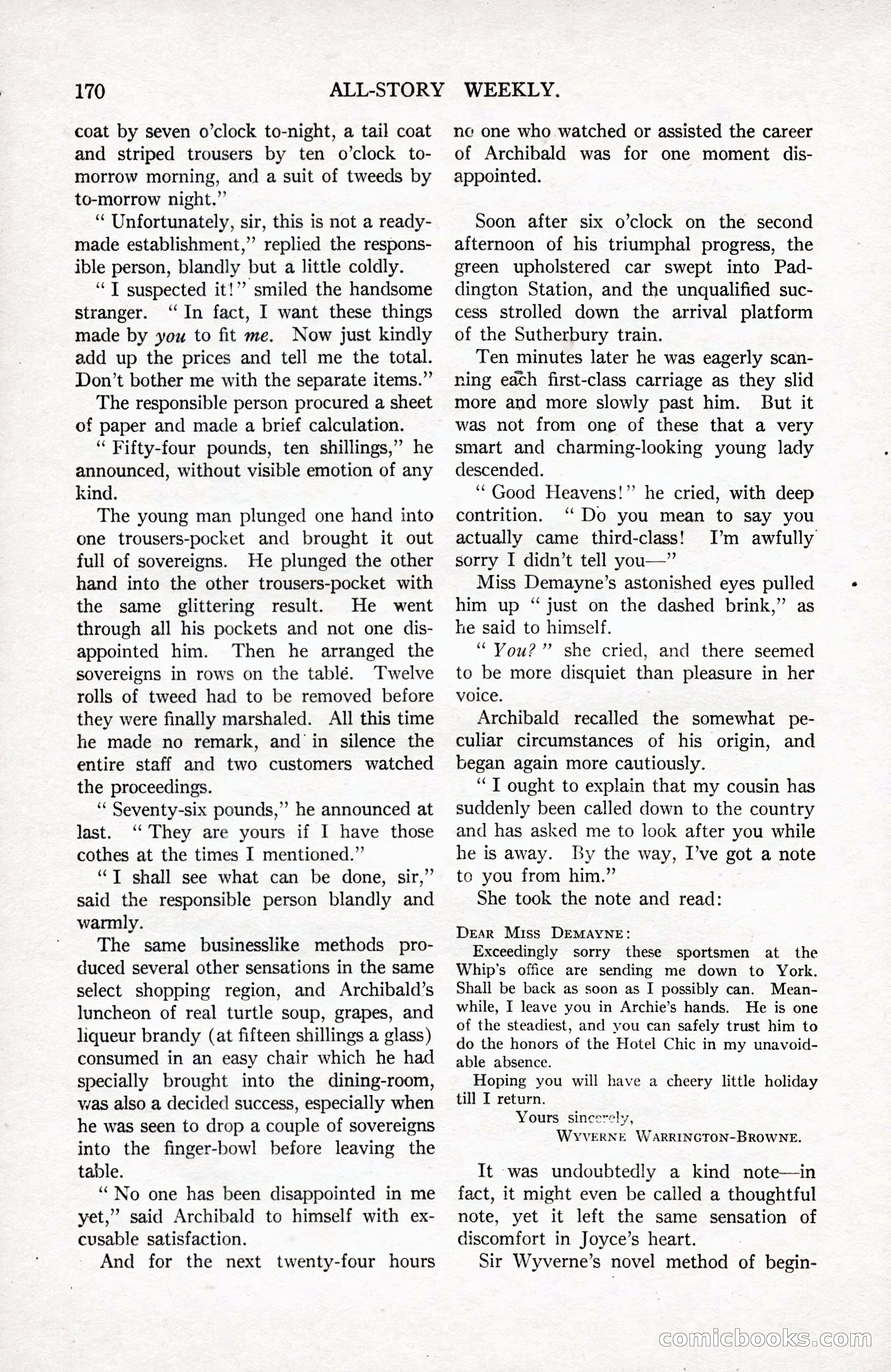 All-Story Weekly, September 2, 1916 — page 180 of 208
