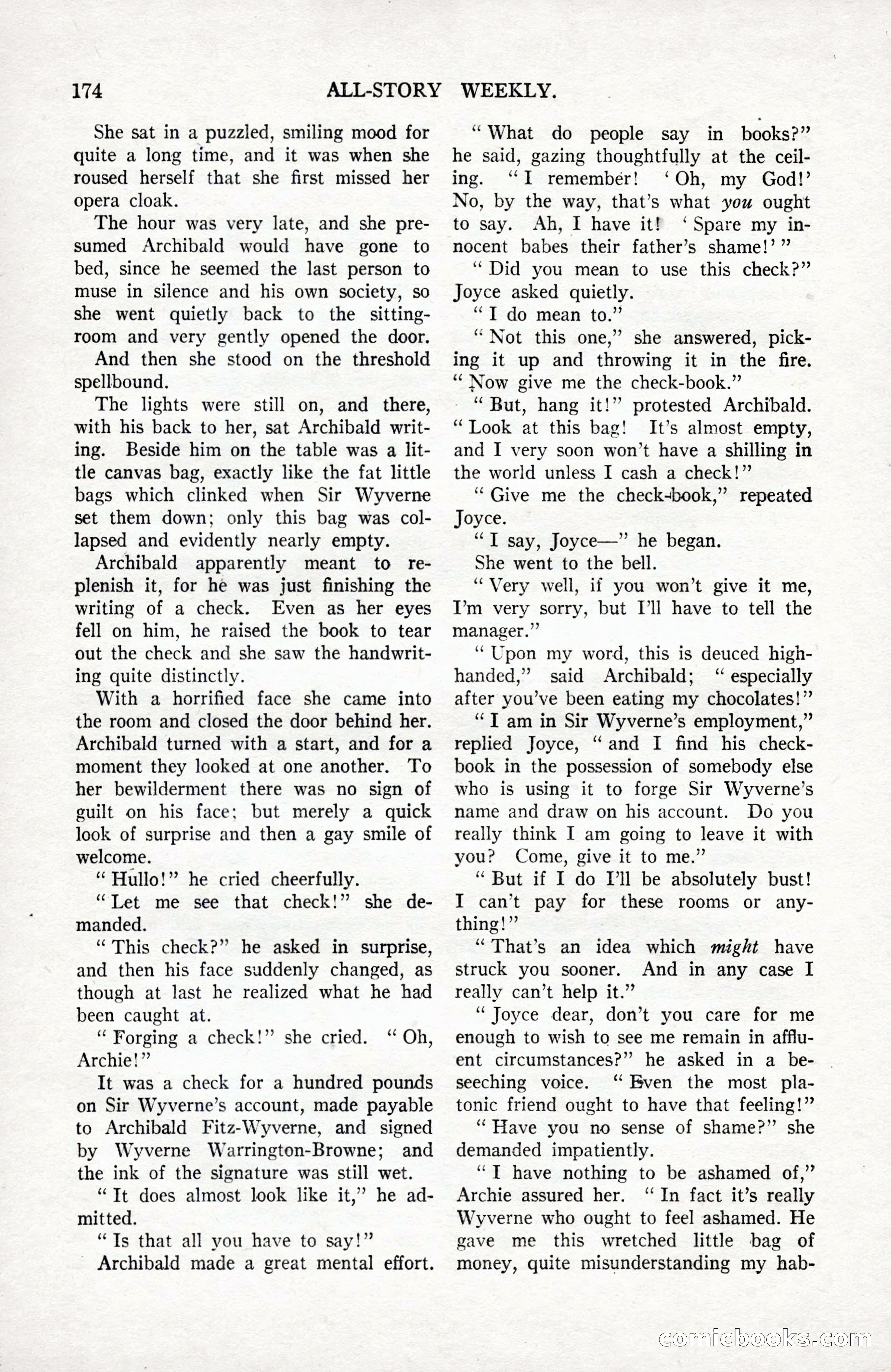 All-Story Weekly, September 2, 1916 — page 184 of 208
