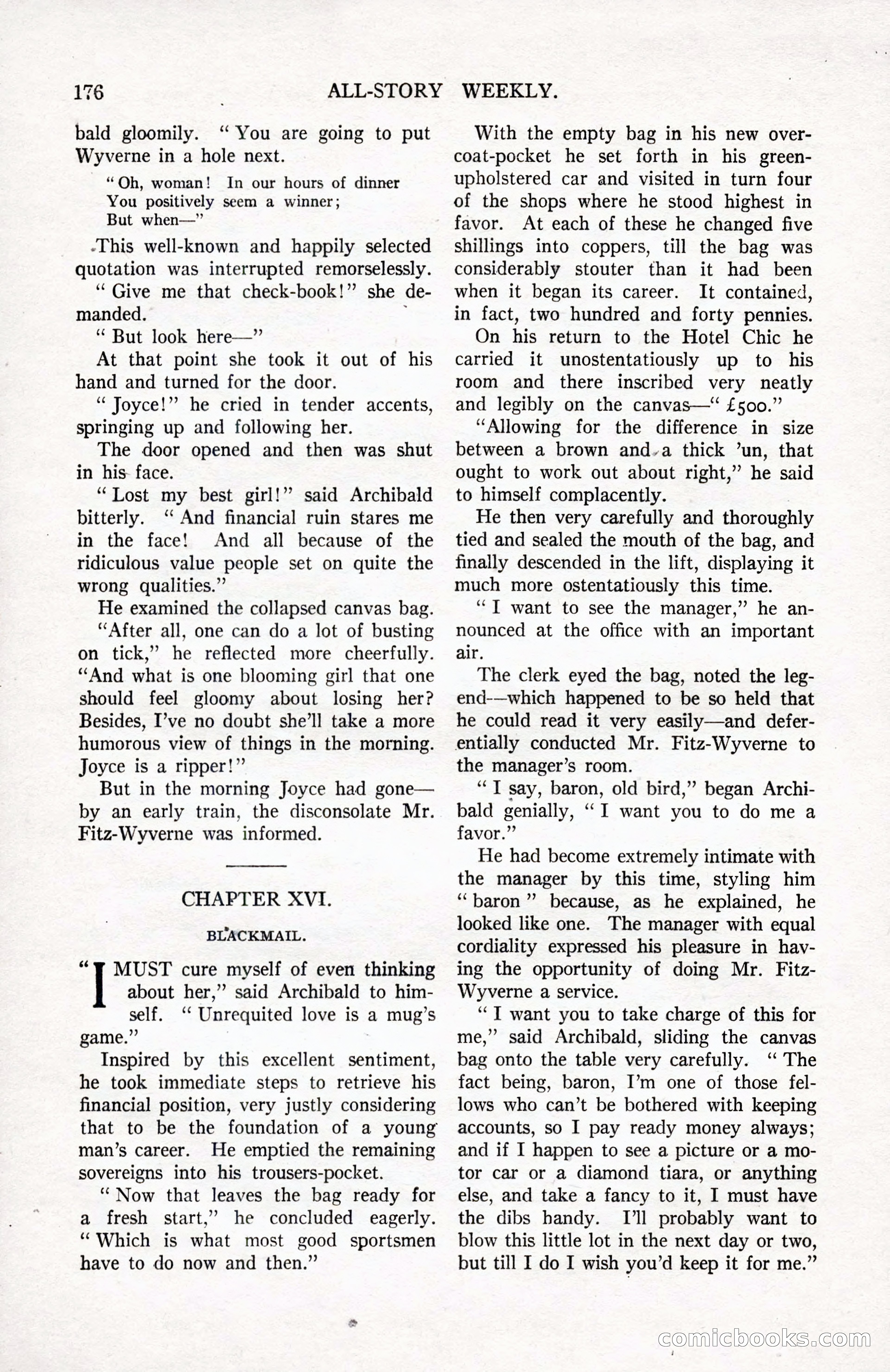 All-Story Weekly, September 2, 1916 — page 186 of 208
