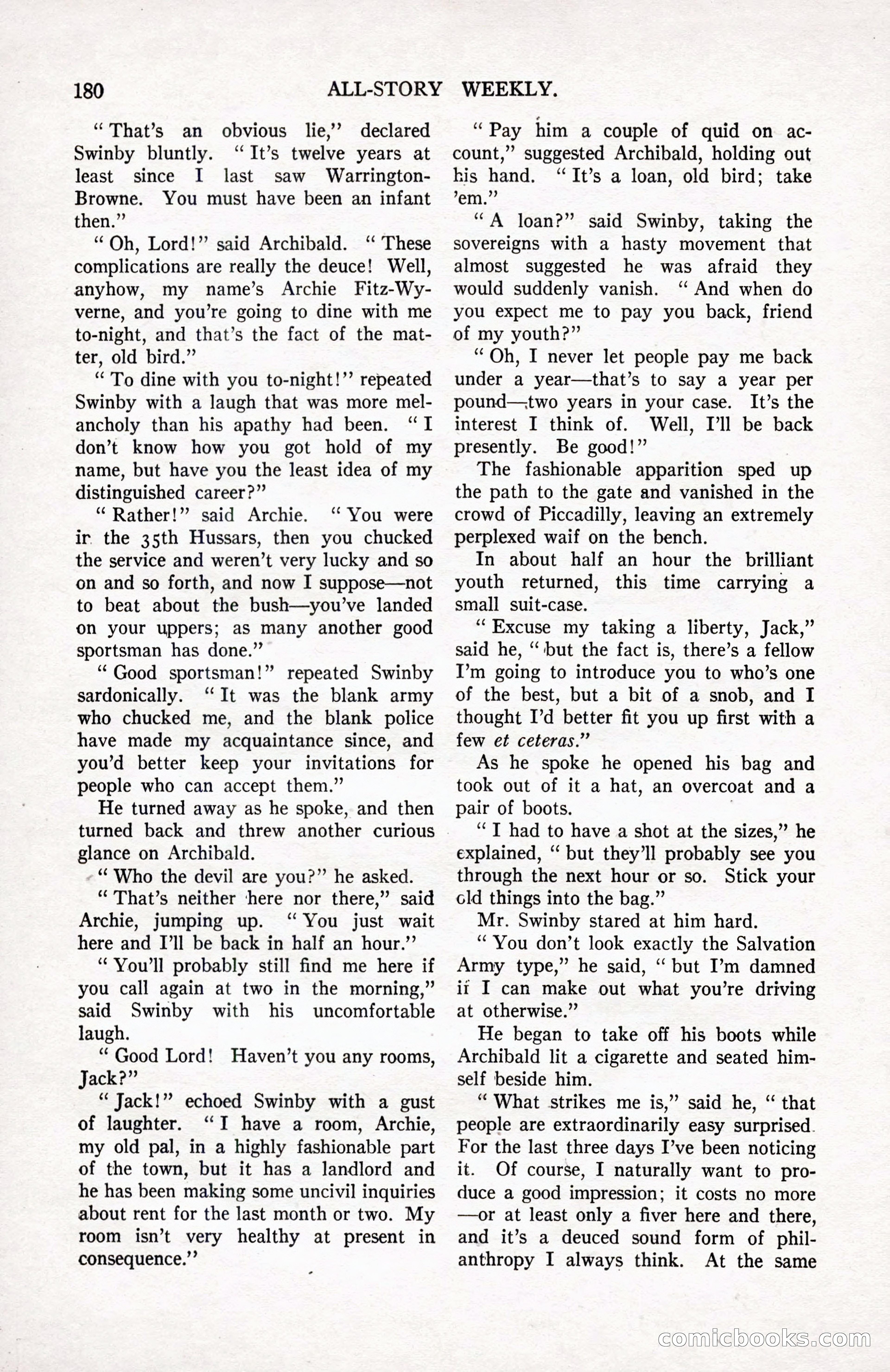 All-Story Weekly, September 2, 1916 — page 190 of 208