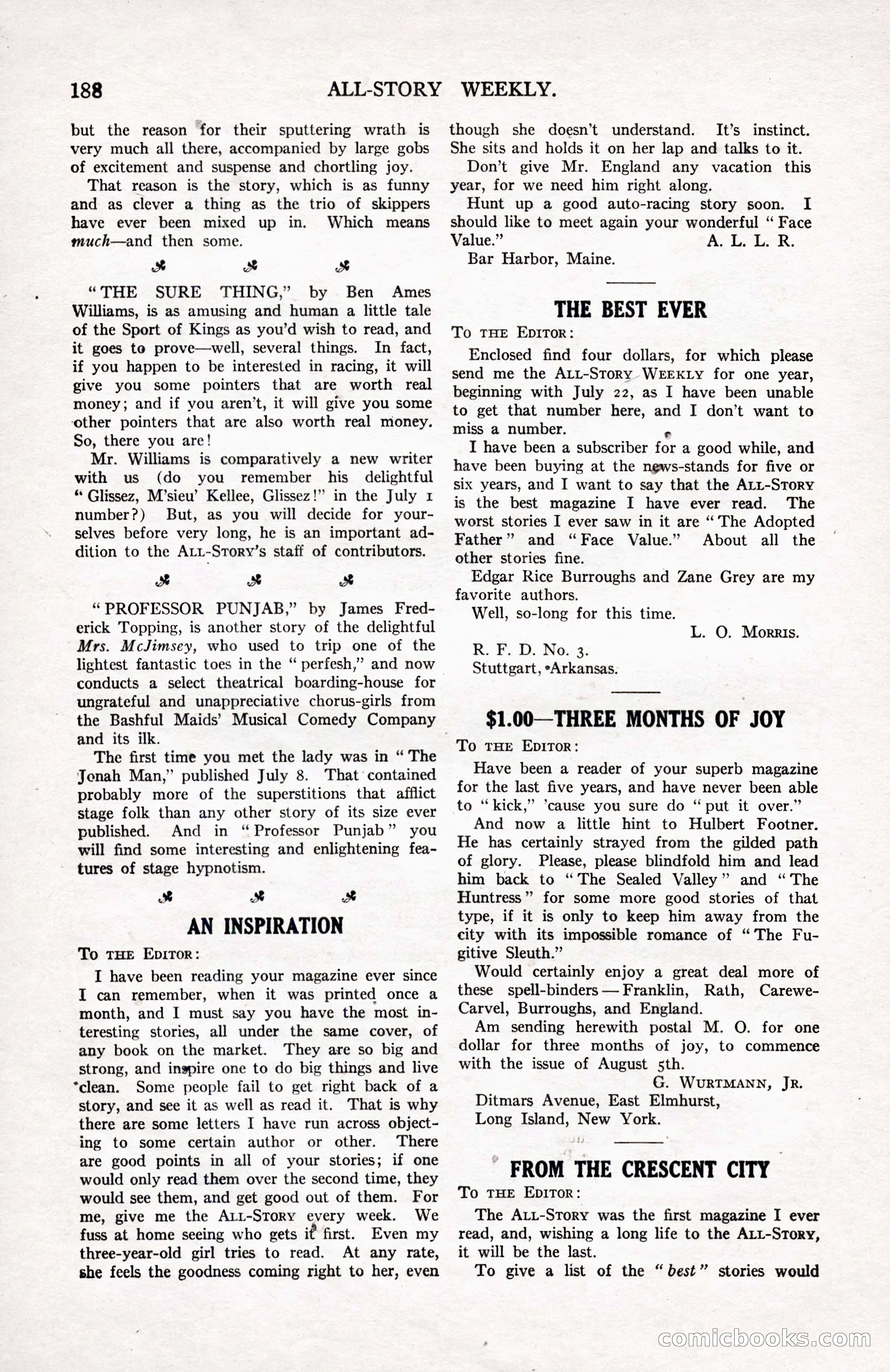 All-Story Weekly, September 2, 1916 — page 198 of 208