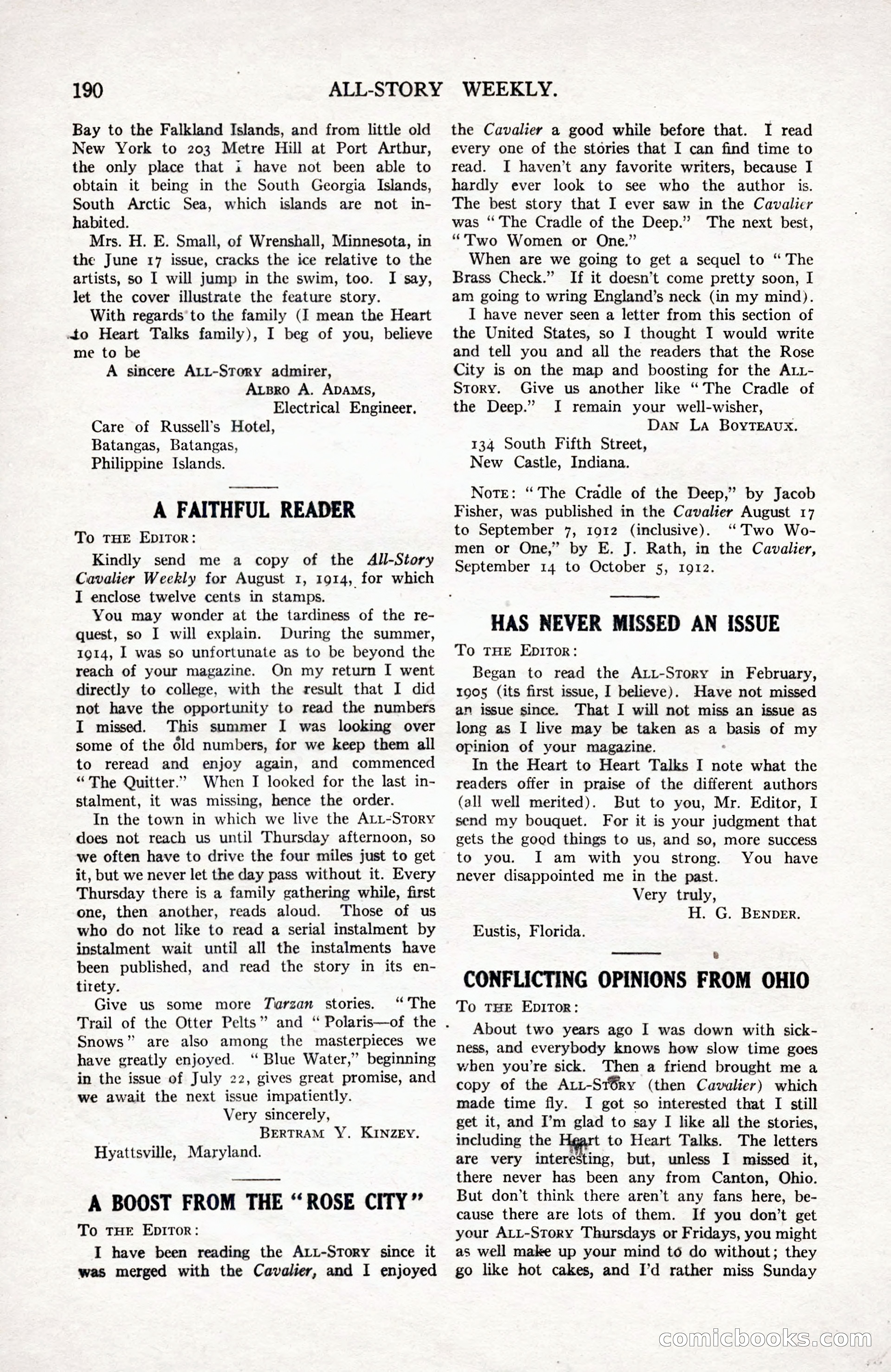 All-Story Weekly, September 2, 1916 — page 200 of 208