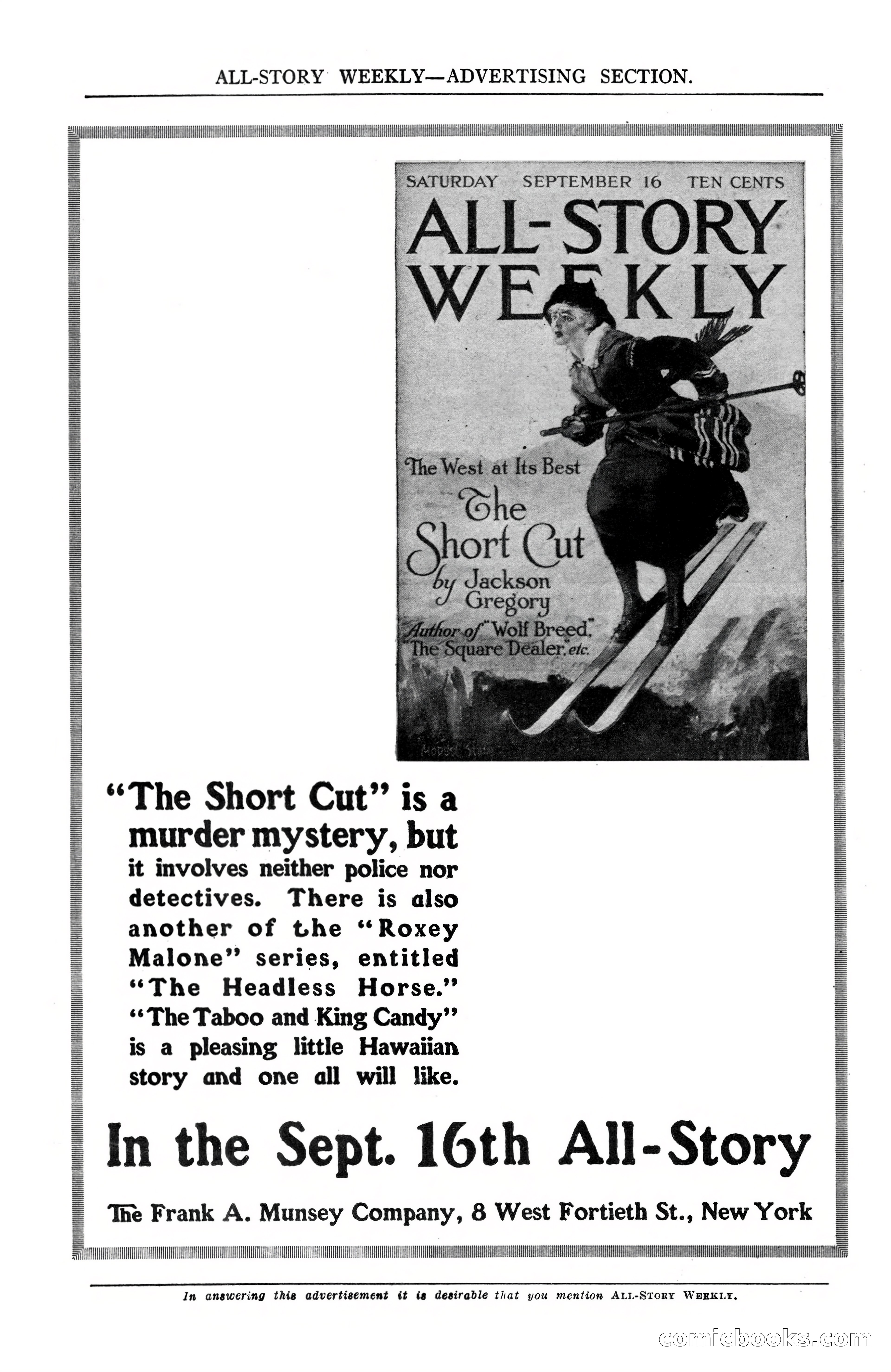 All-Story Weekly, September 2, 1916 — page 206 of 208