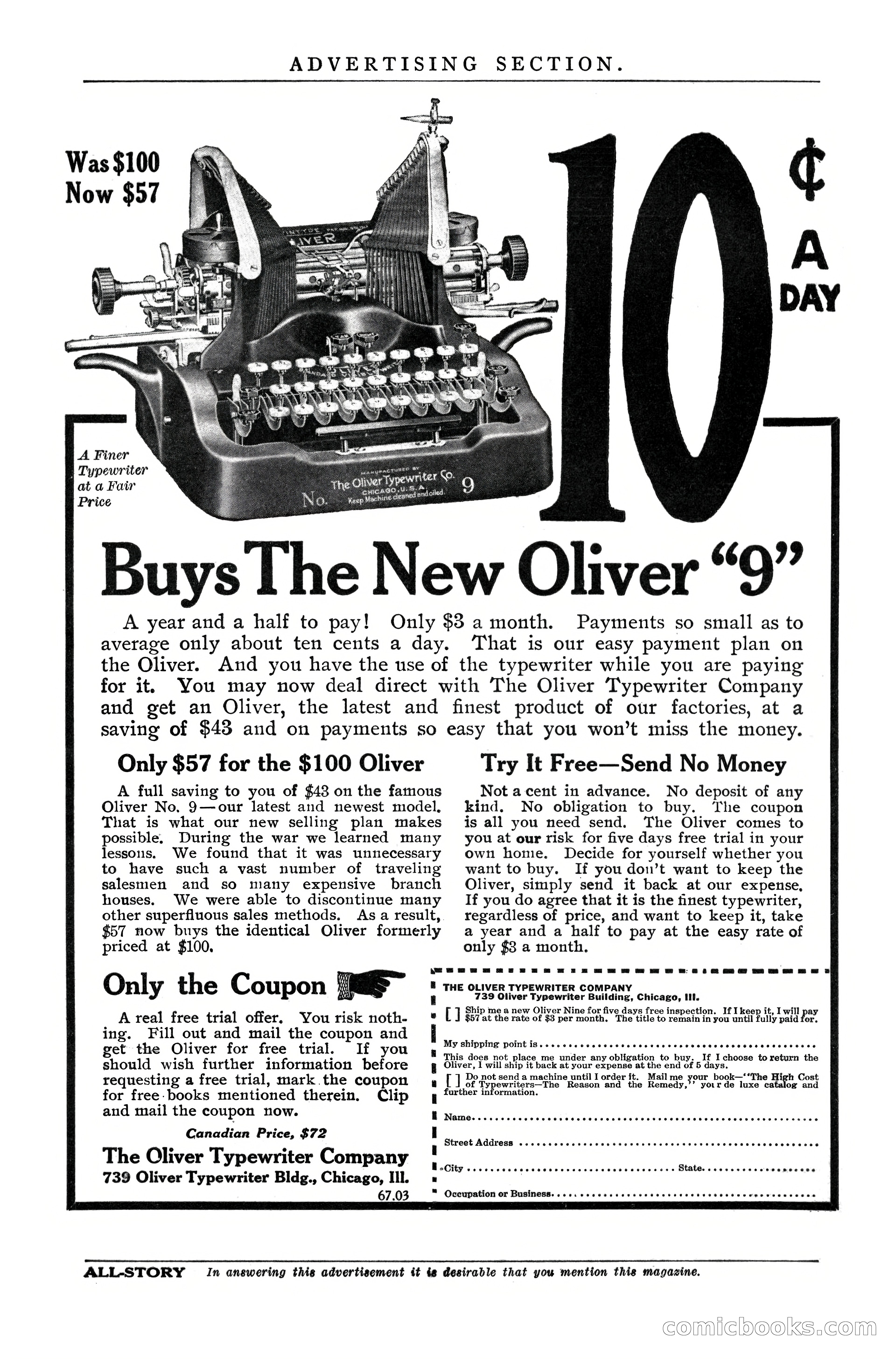 All-Story Weekly, December 20, 1919 — page 3 of 172