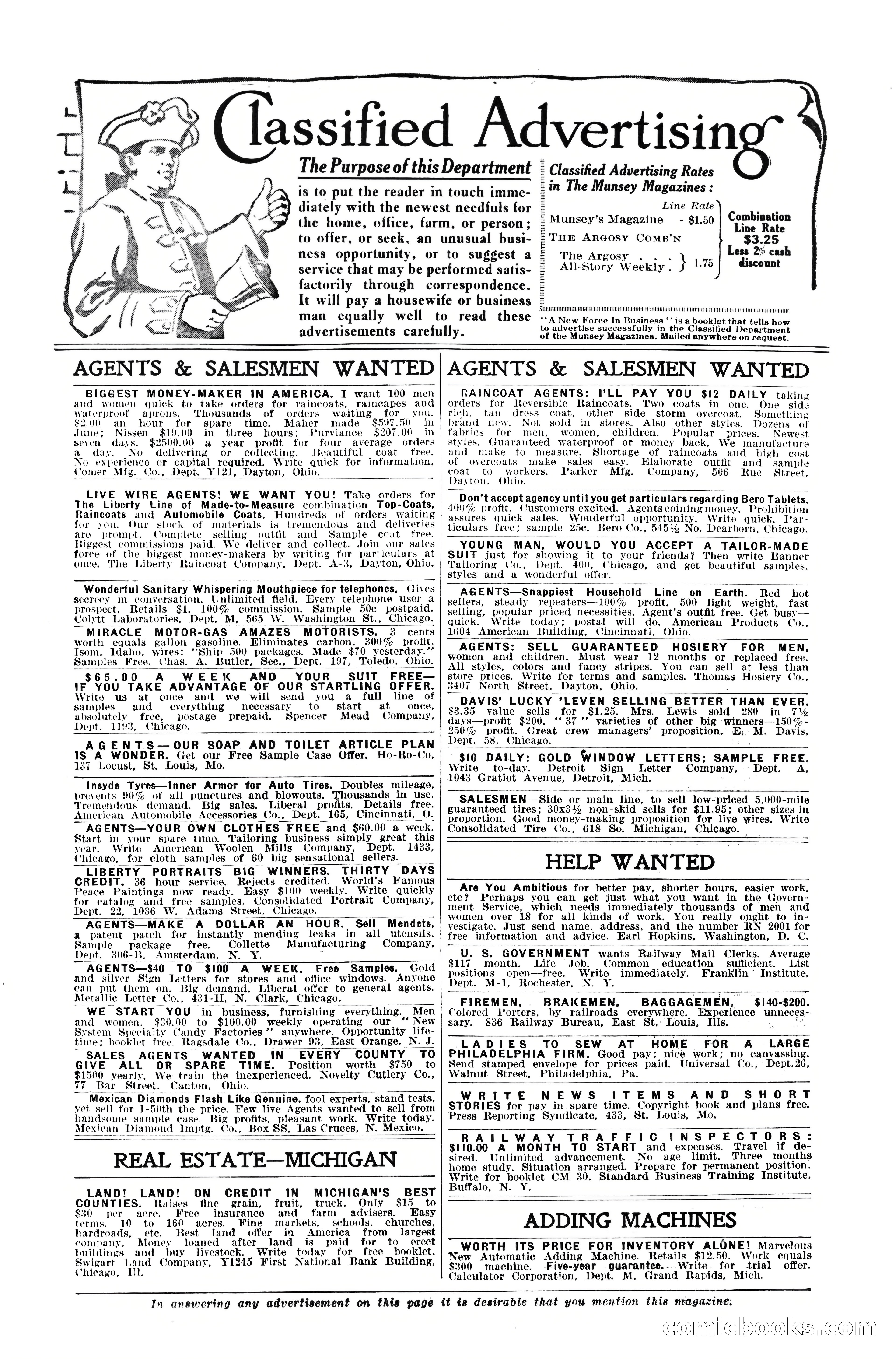 All-Story Weekly, December 20, 1919 — page 6 of 172
