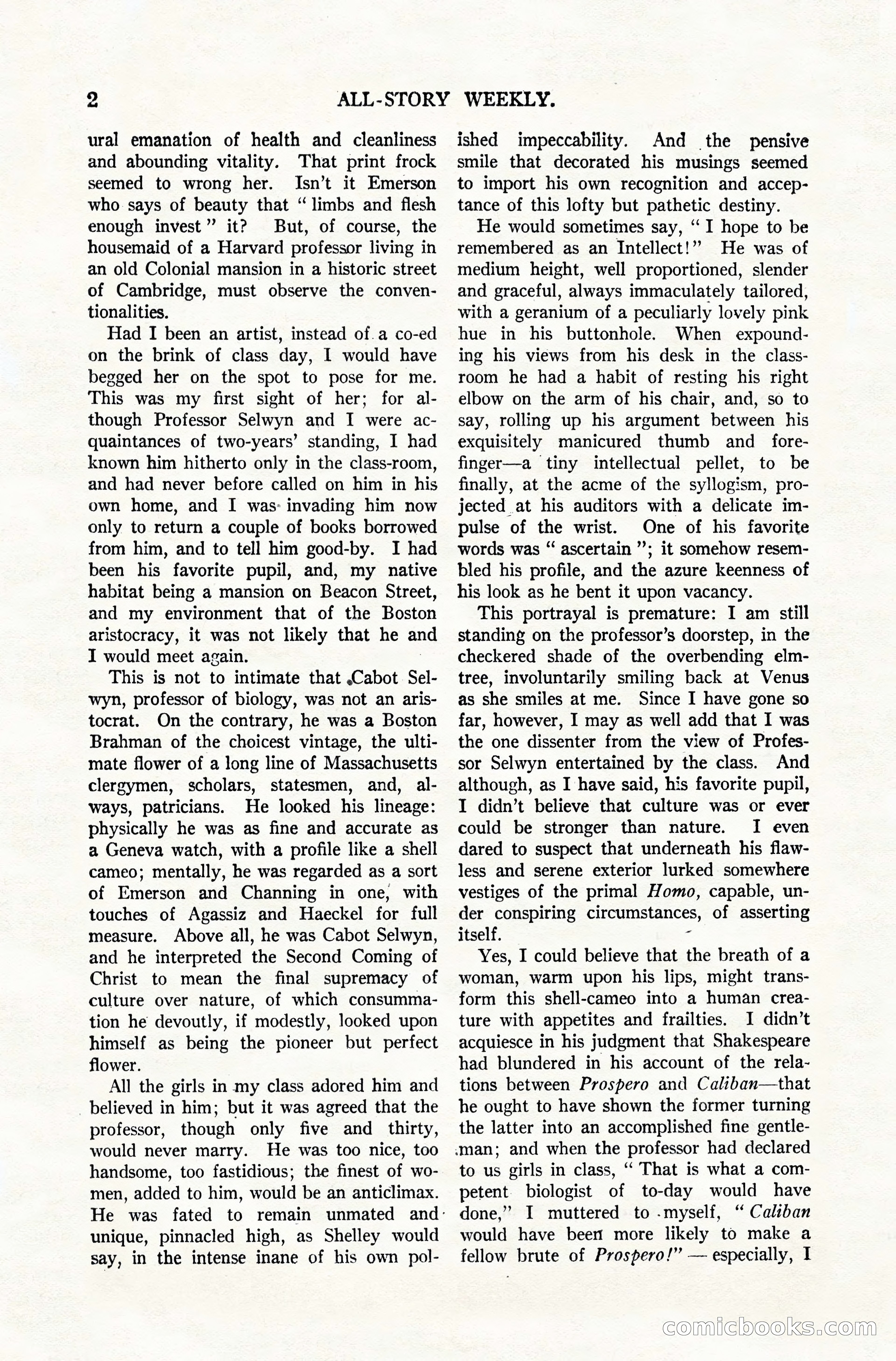 All-Story Weekly, December 20, 1919 — page 12 of 172