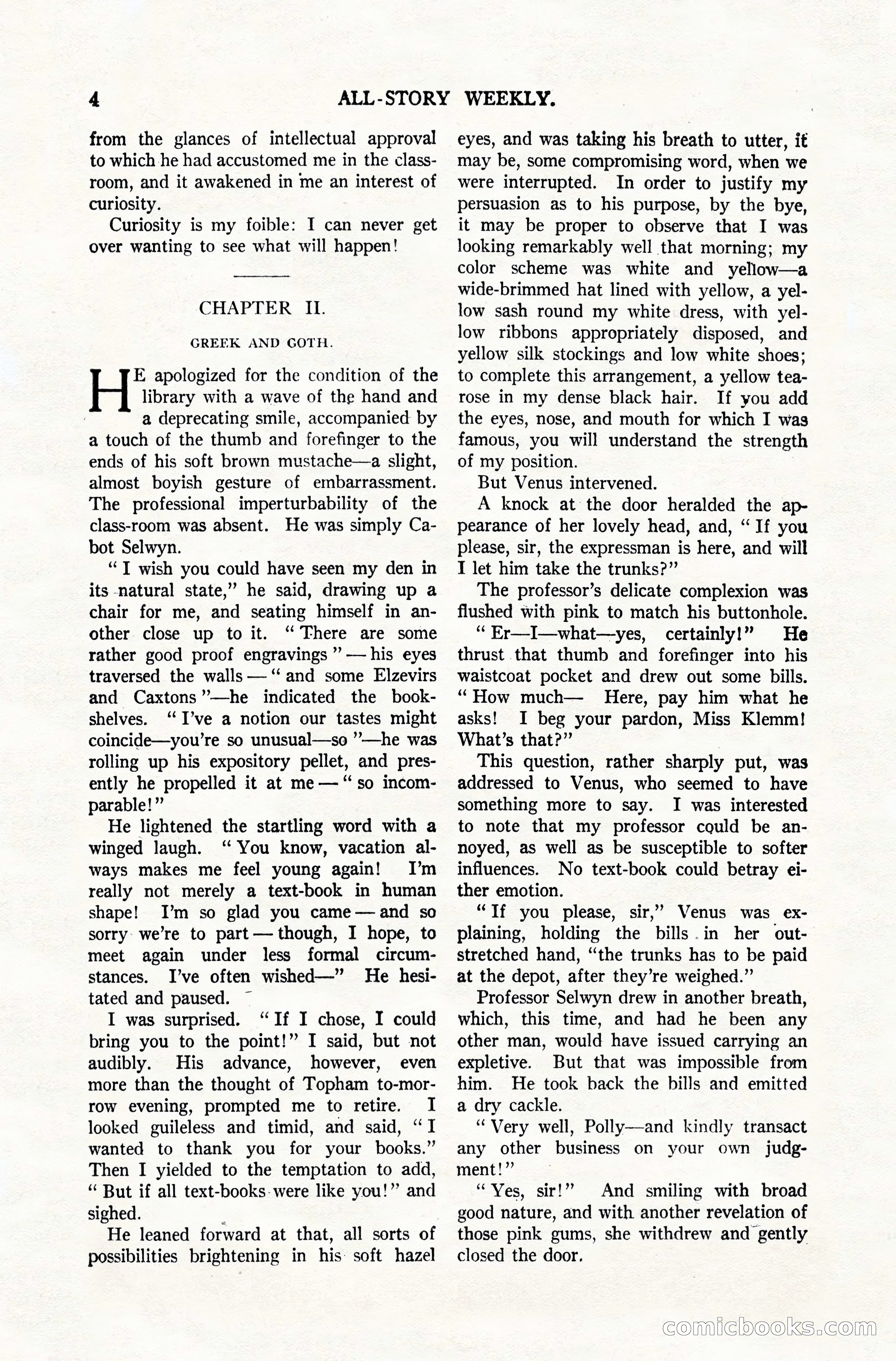All-Story Weekly, December 20, 1919 — page 14 of 172
