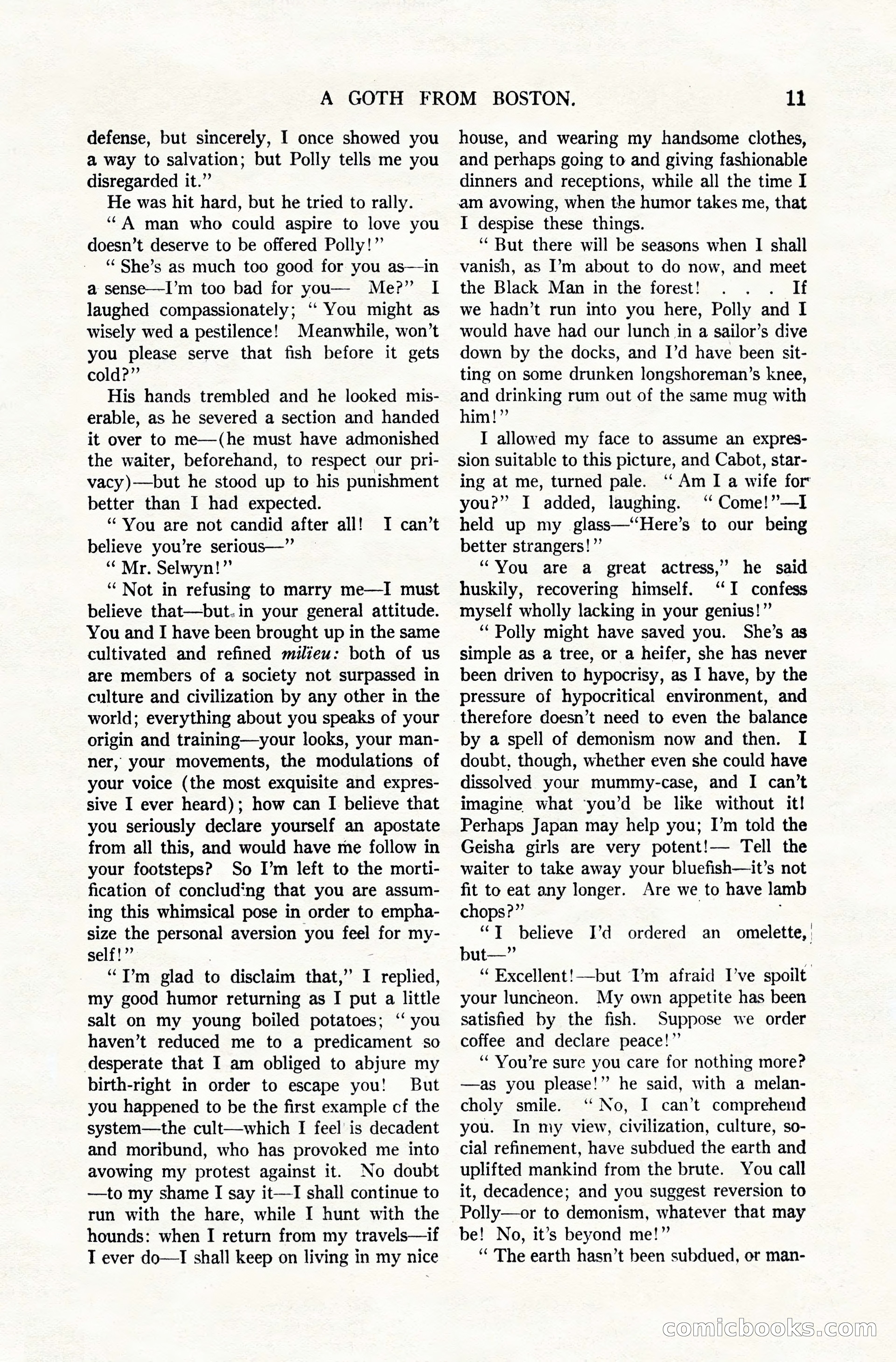 All-Story Weekly, December 20, 1919 — page 21 of 172