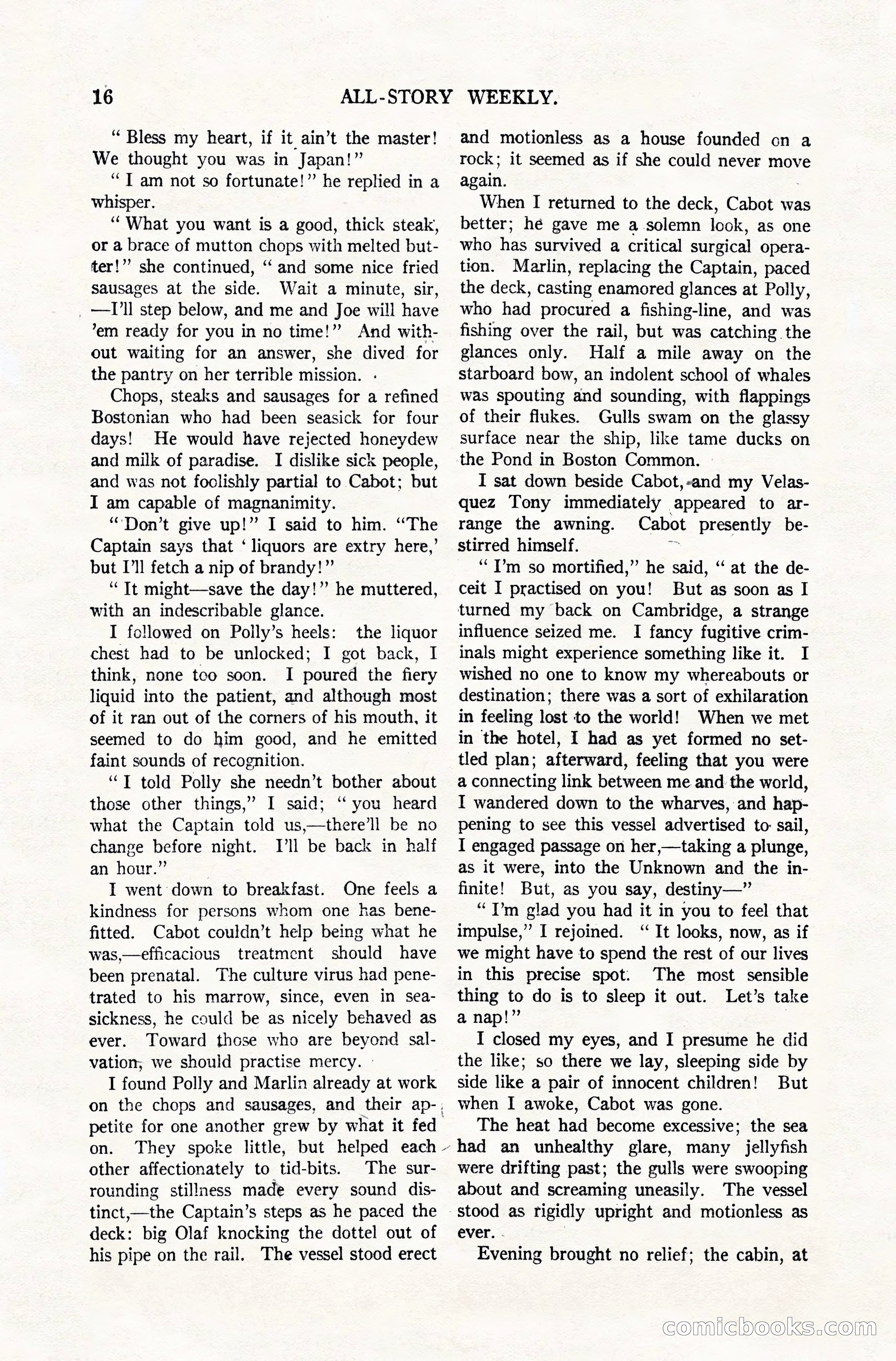 All-Story Weekly, December 20, 1919 — page 26 of 172