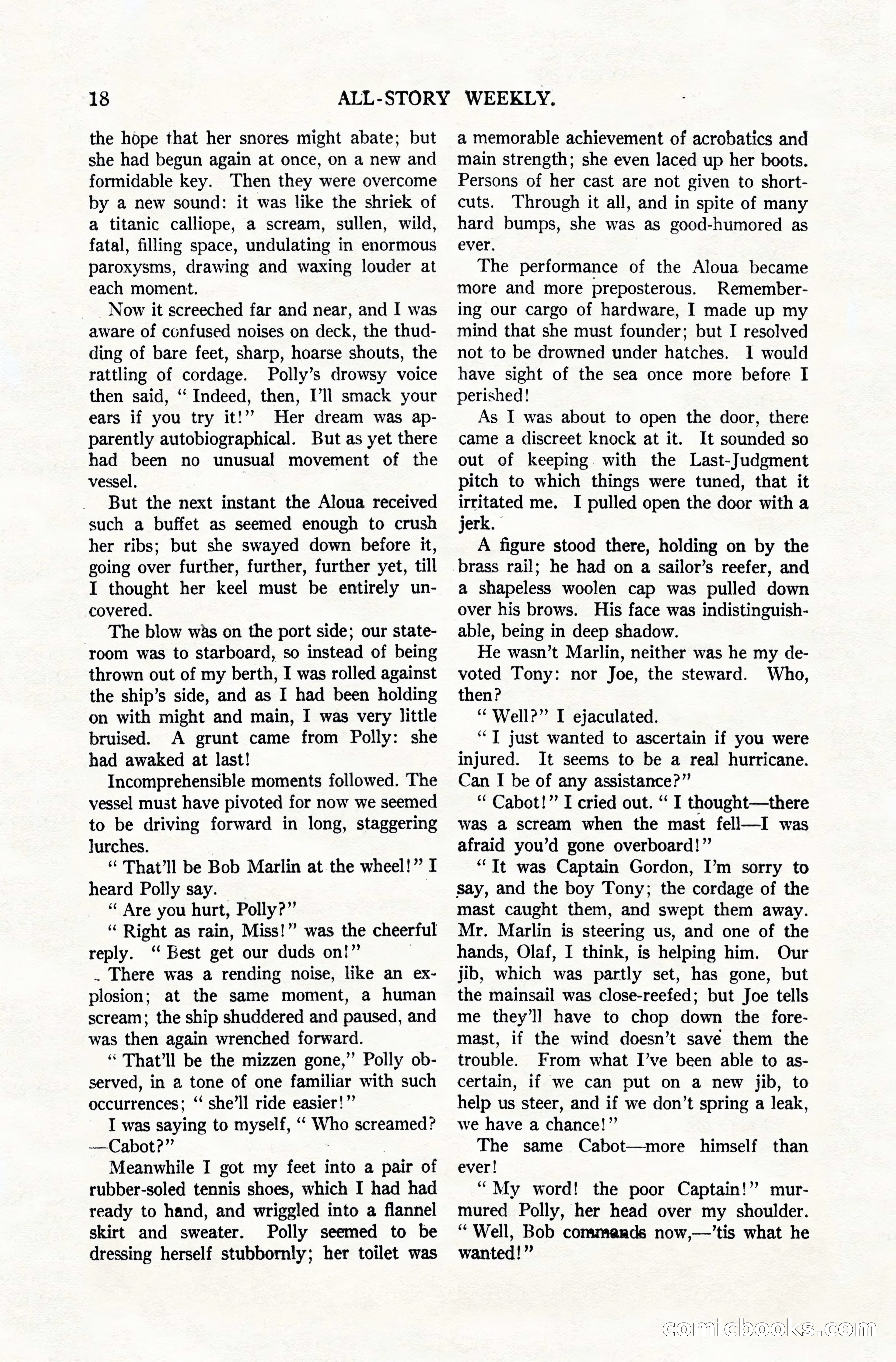 All-Story Weekly, December 20, 1919 — page 28 of 172