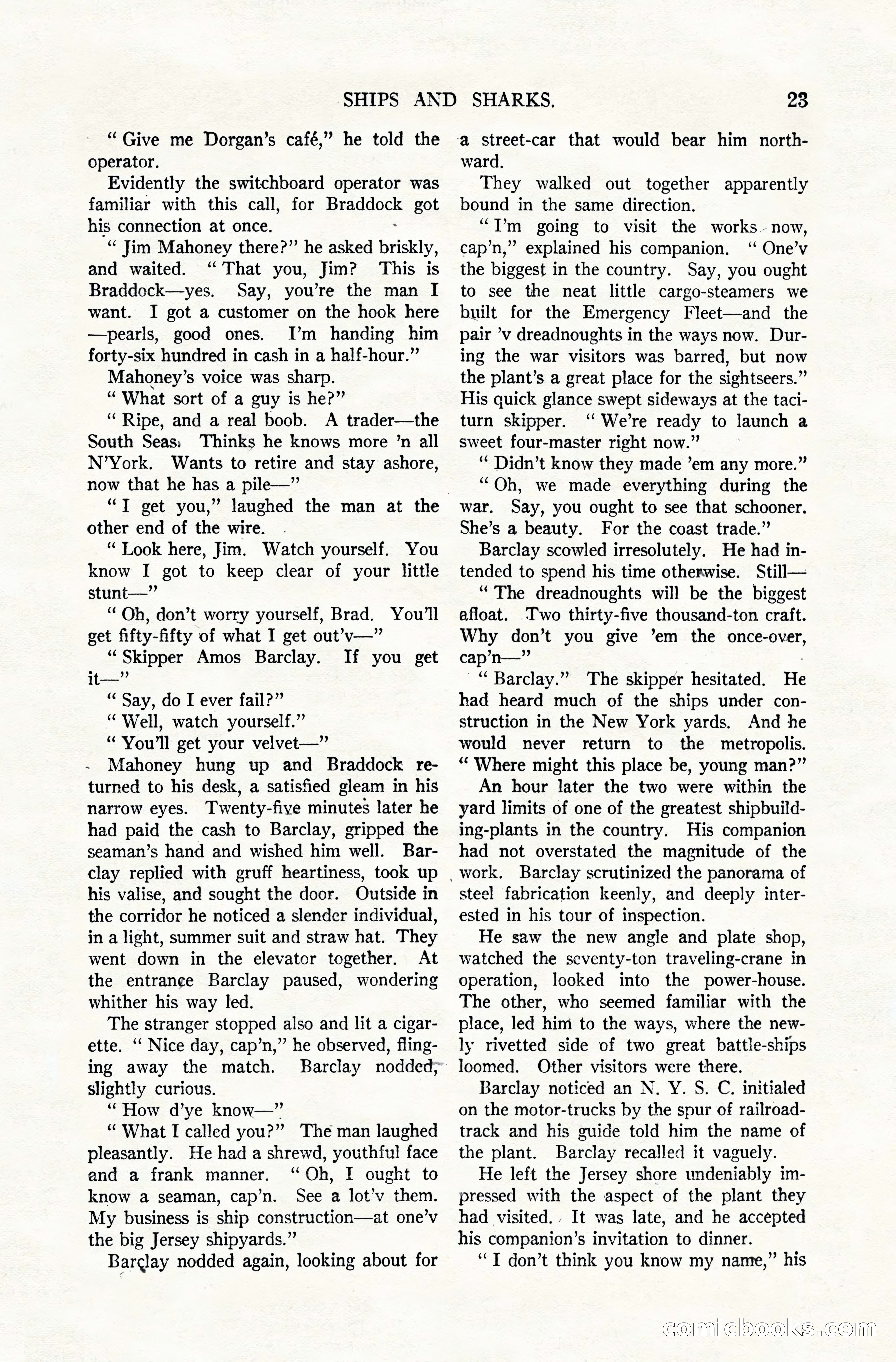 All-Story Weekly, December 20, 1919 — page 33 of 172