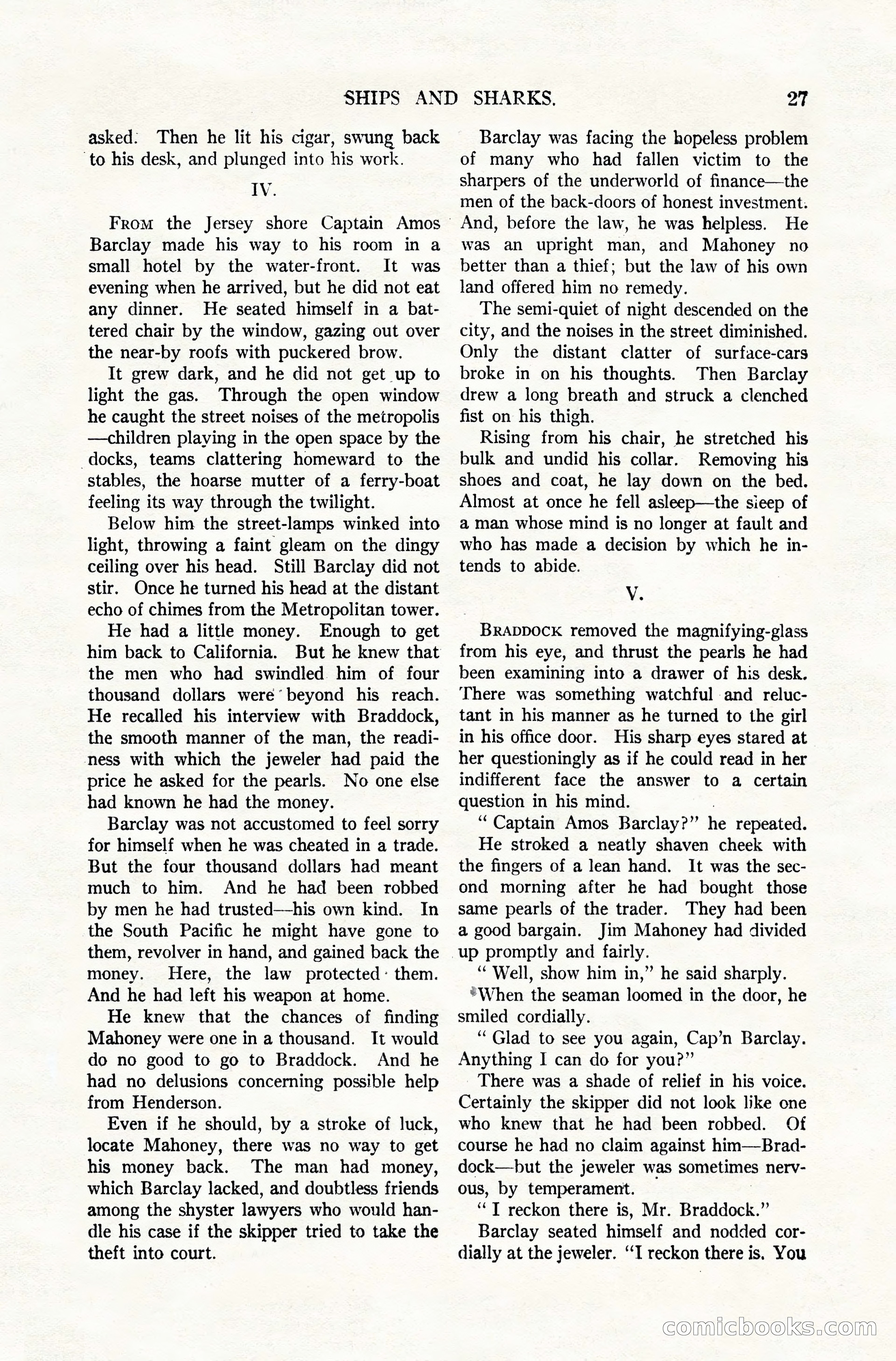 All-Story Weekly, December 20, 1919 — page 37 of 172