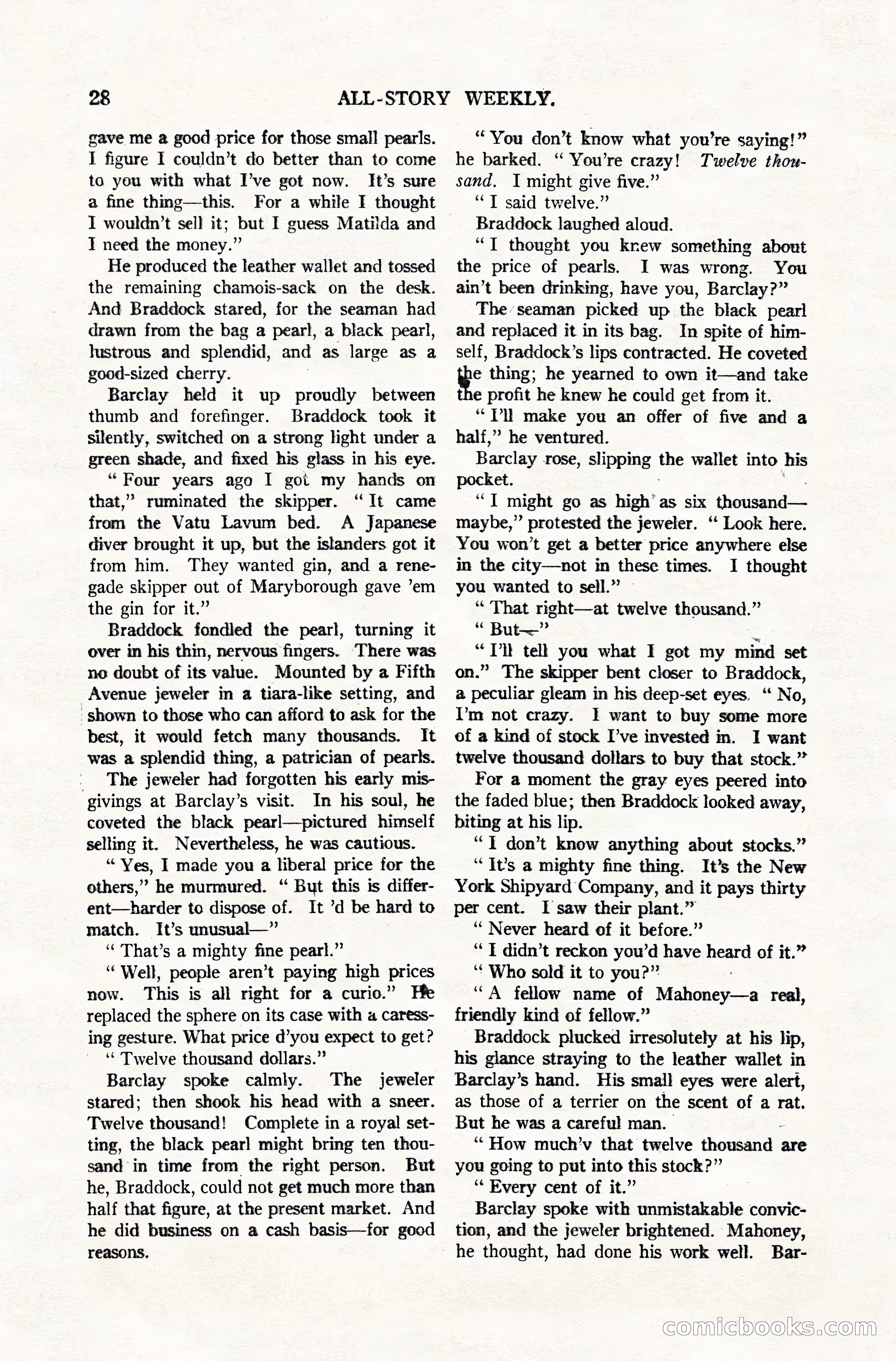 All-Story Weekly, December 20, 1919 — page 38 of 172