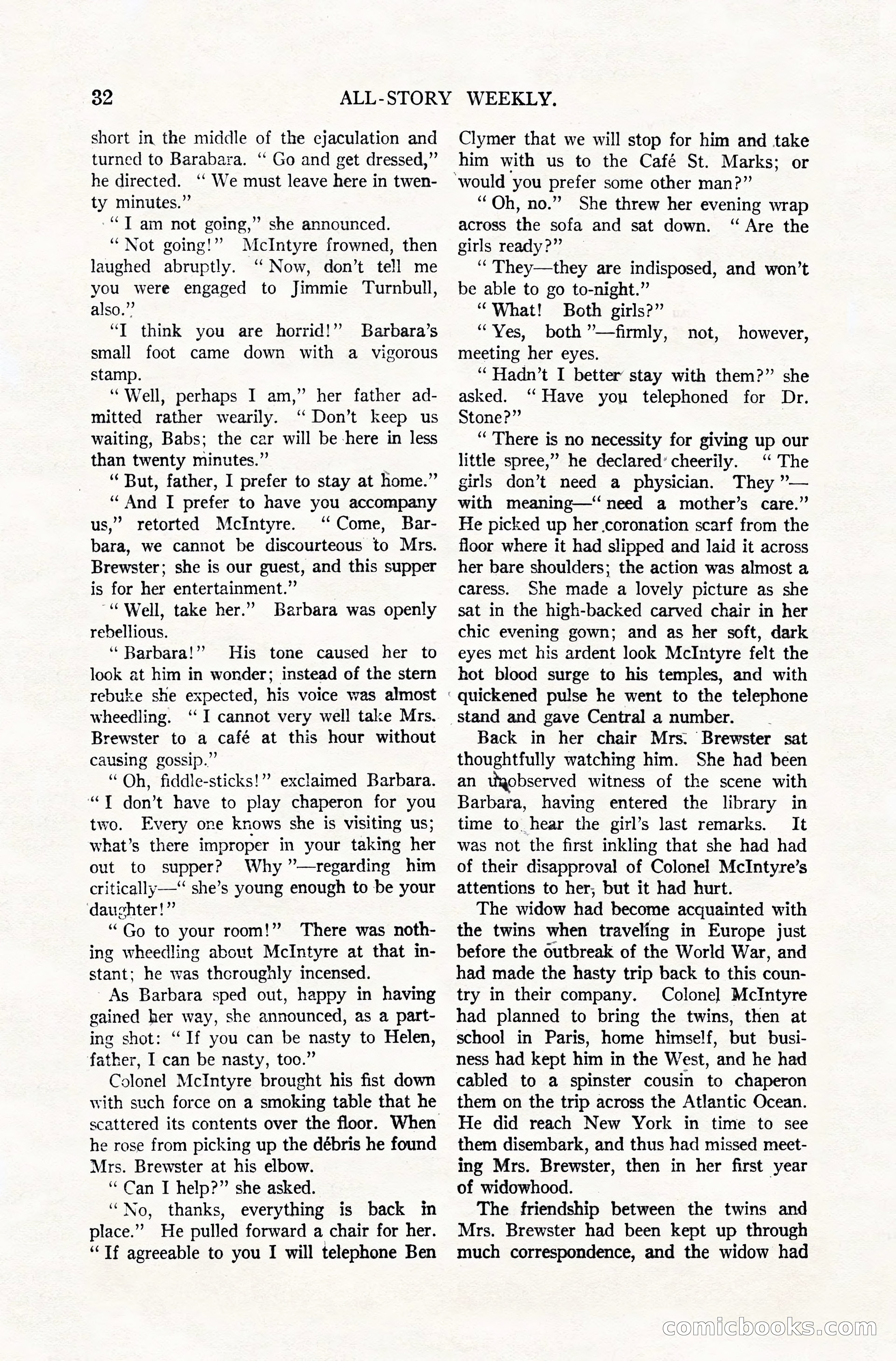 All-Story Weekly, December 20, 1919 — page 42 of 172