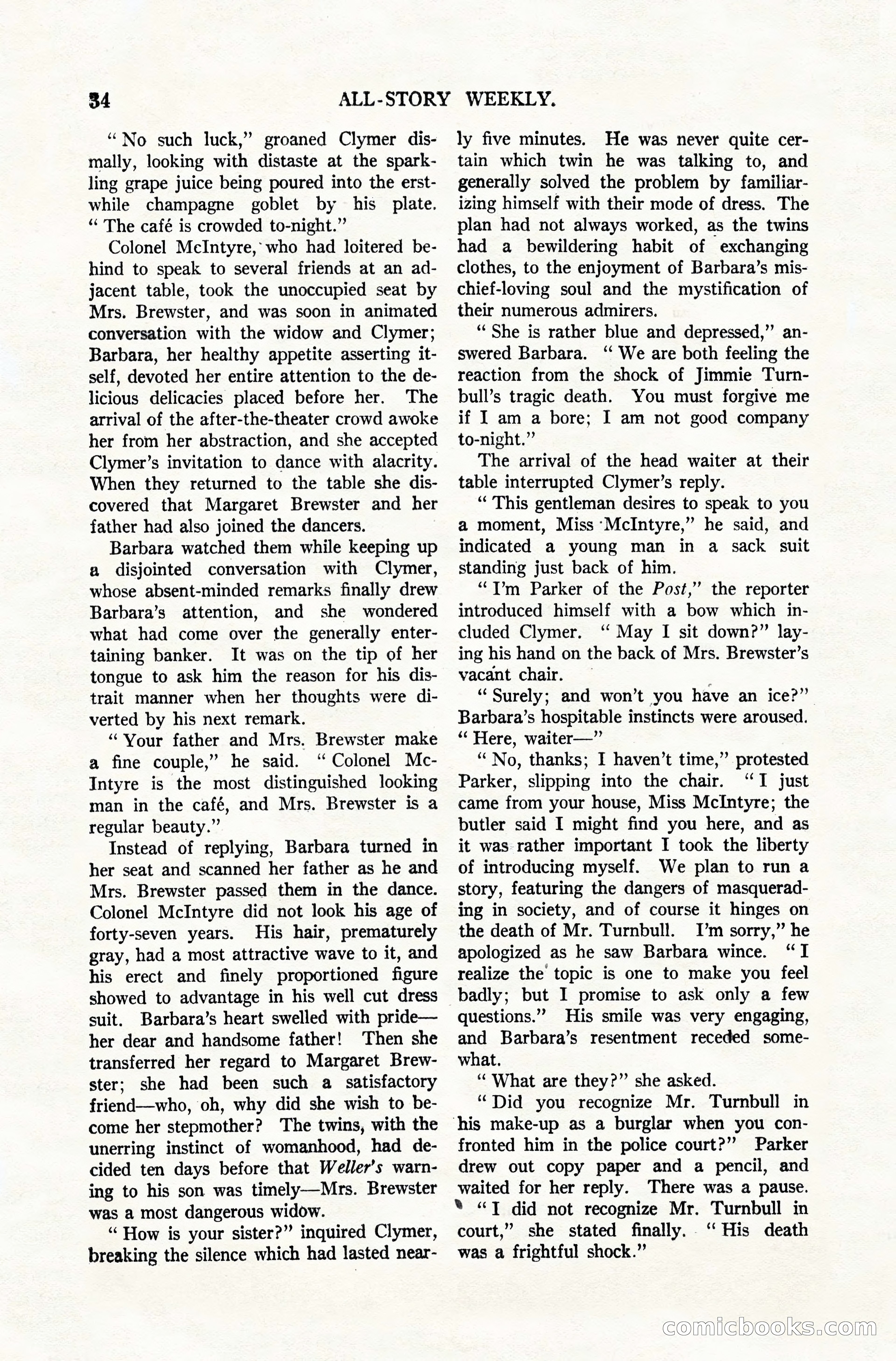 All-Story Weekly, December 20, 1919 — page 44 of 172