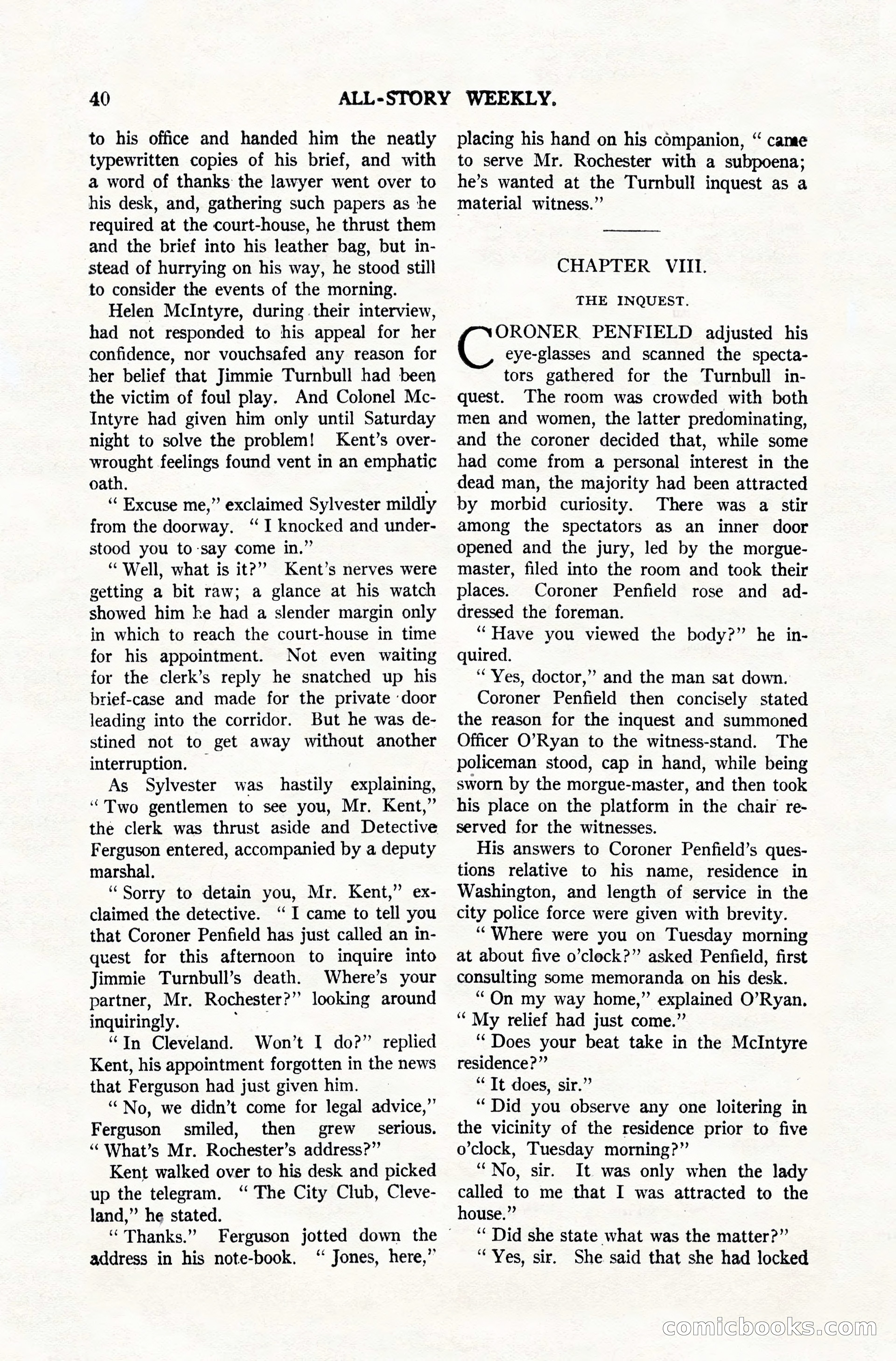 All-Story Weekly, December 20, 1919 — page 50 of 172