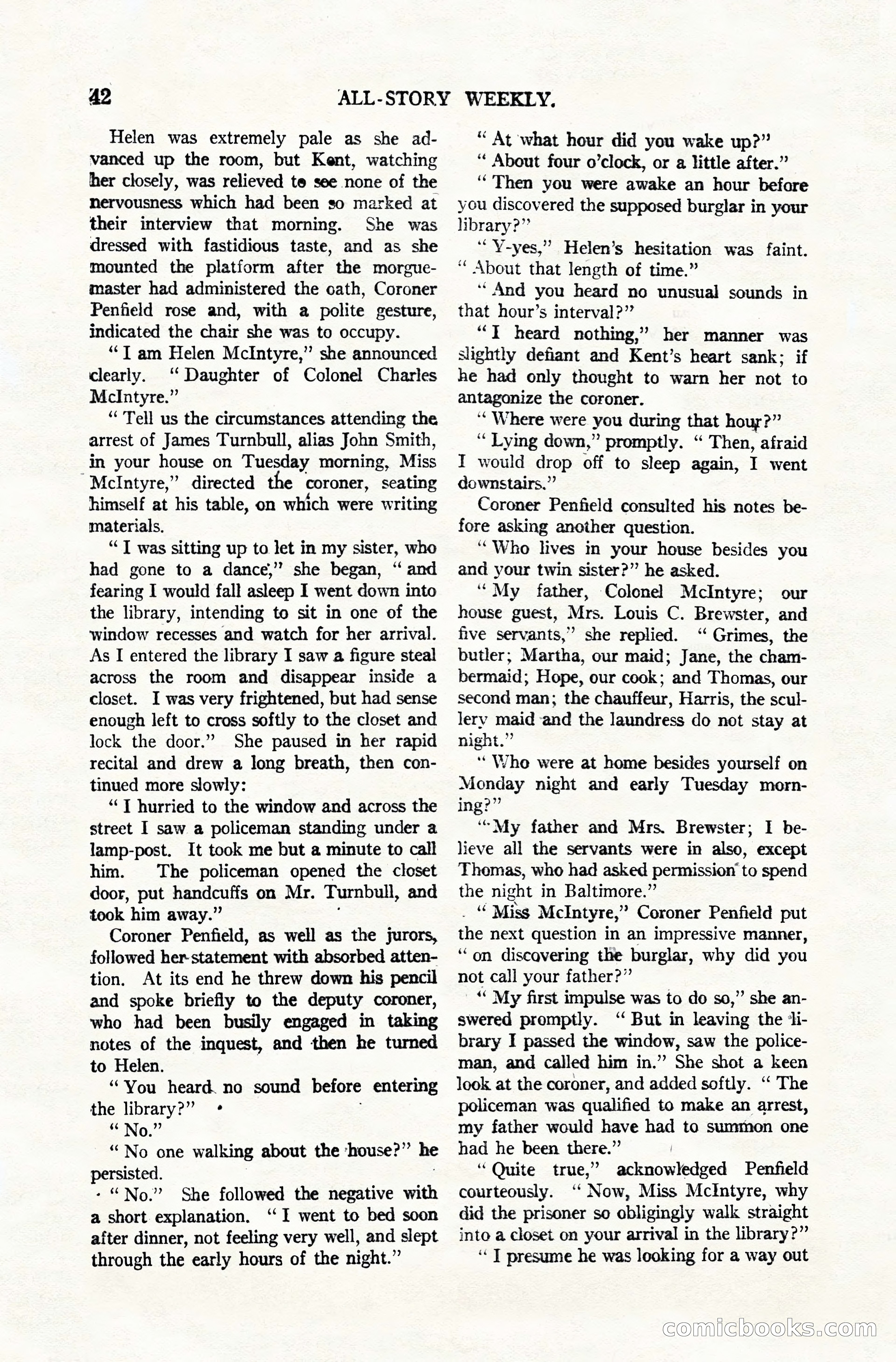 All-Story Weekly, December 20, 1919 — page 52 of 172