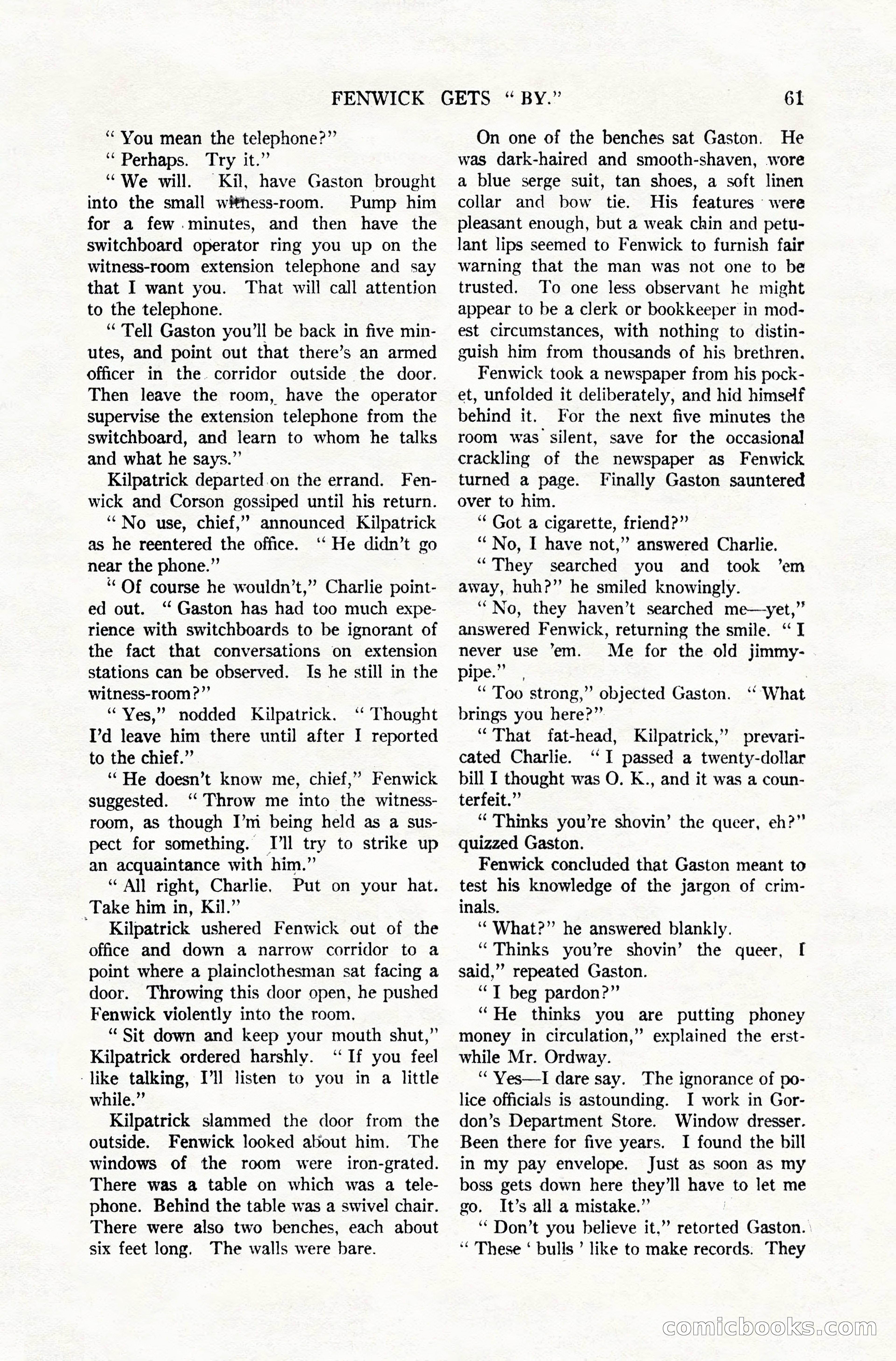 All-Story Weekly, December 20, 1919 — page 71 of 172