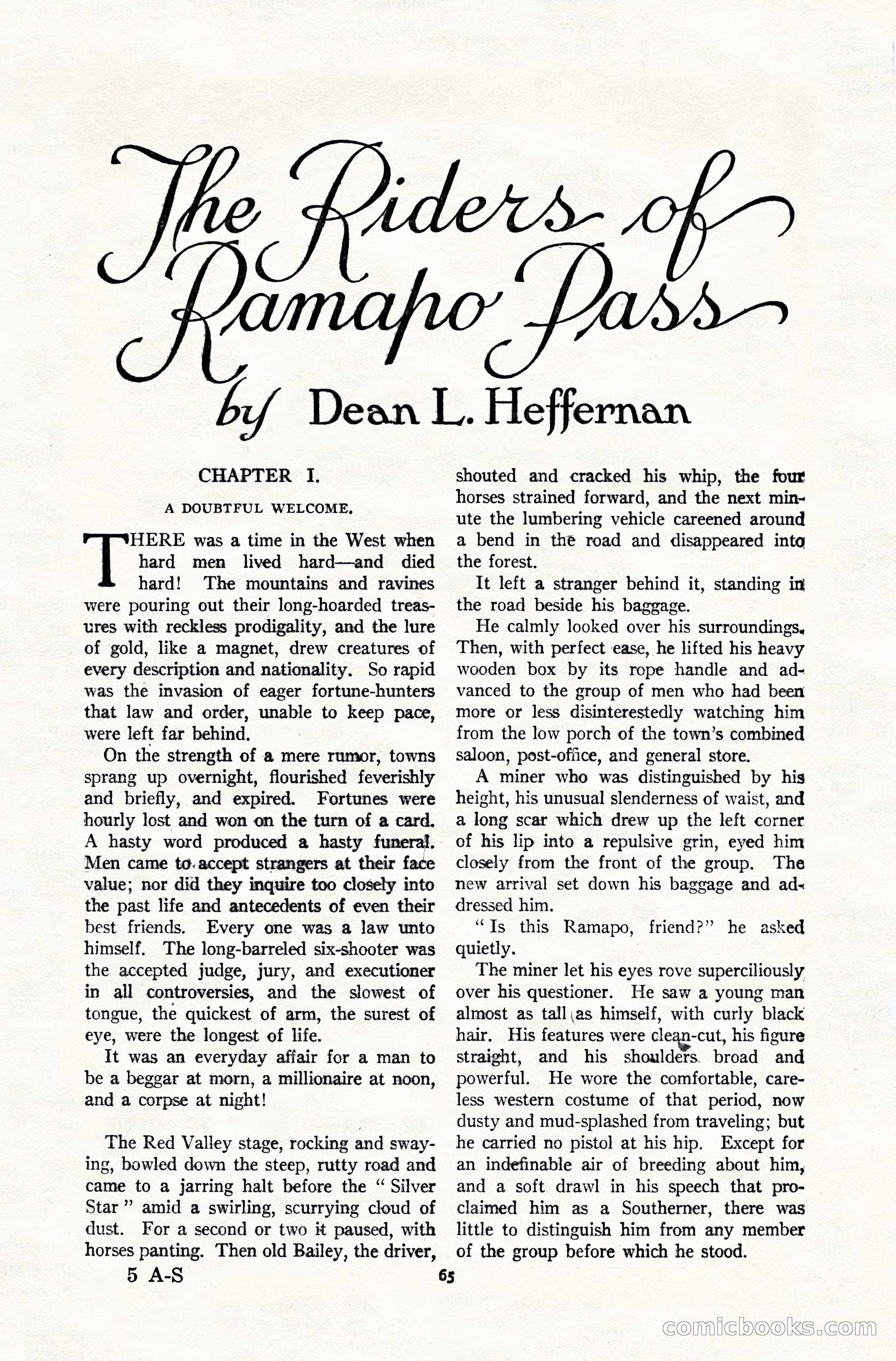 All-Story Weekly, December 20, 1919 — page 75 of 172