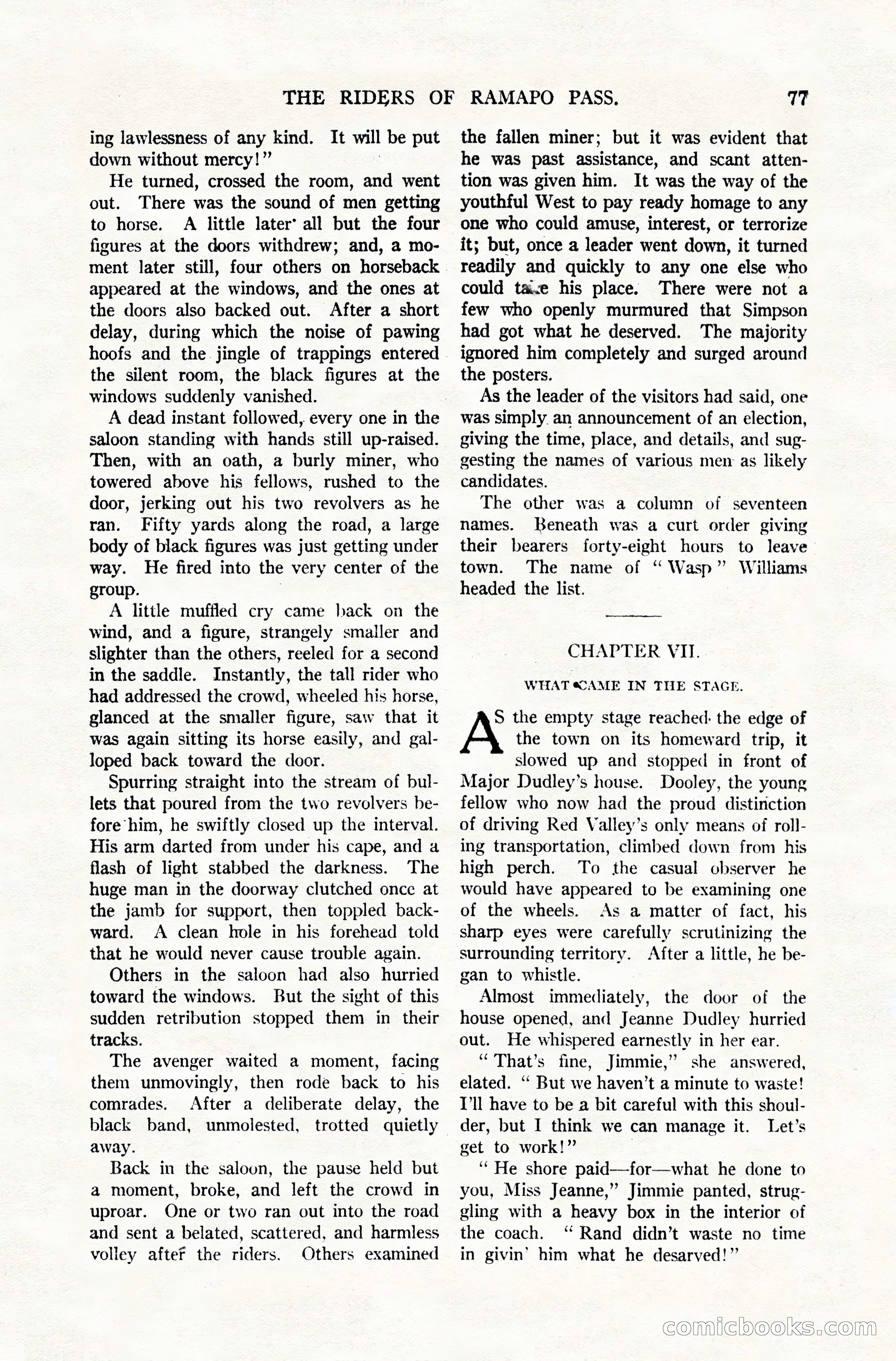 All-Story Weekly, December 20, 1919 — page 87 of 172