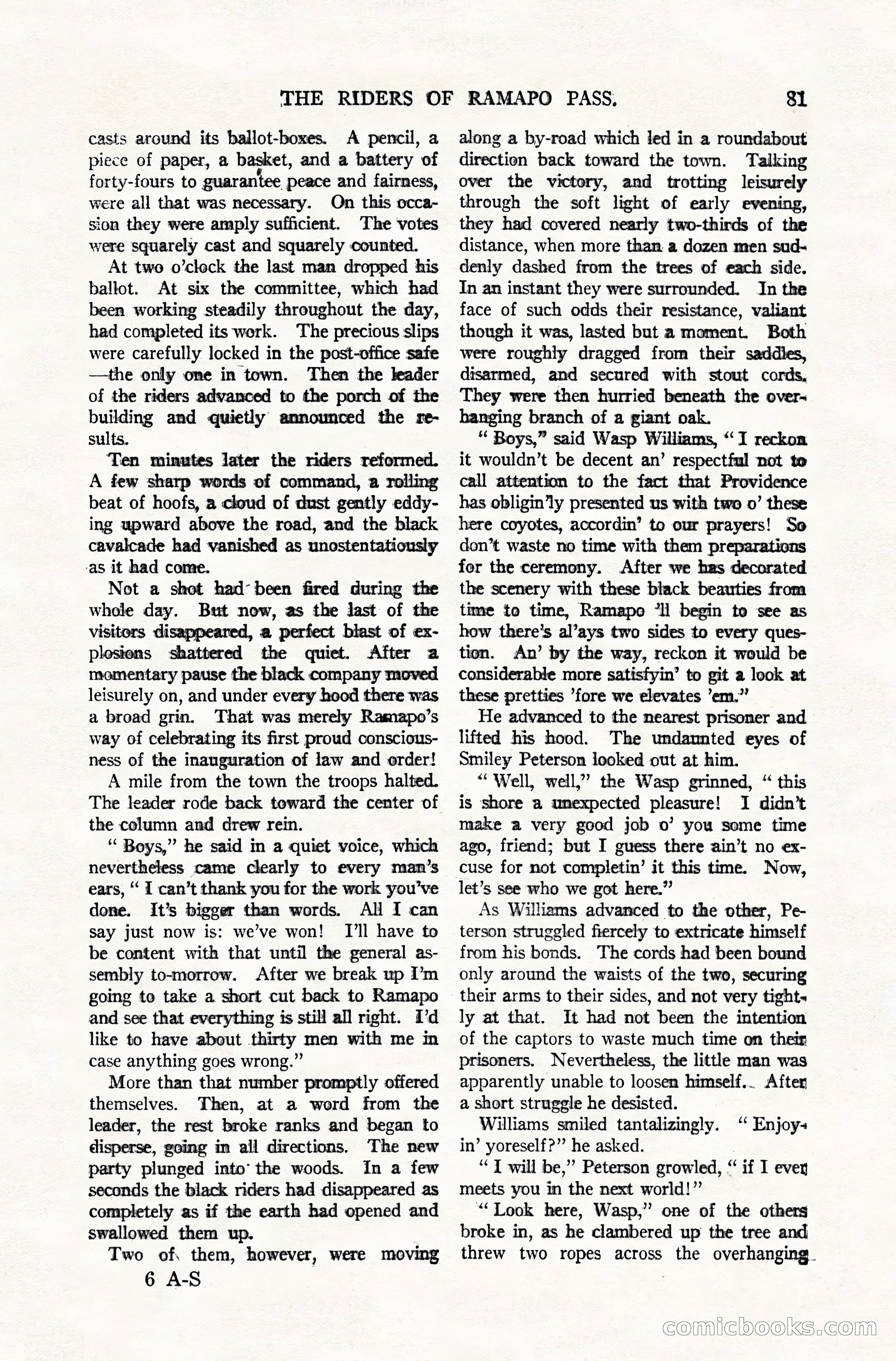 All-Story Weekly, December 20, 1919 — page 91 of 172