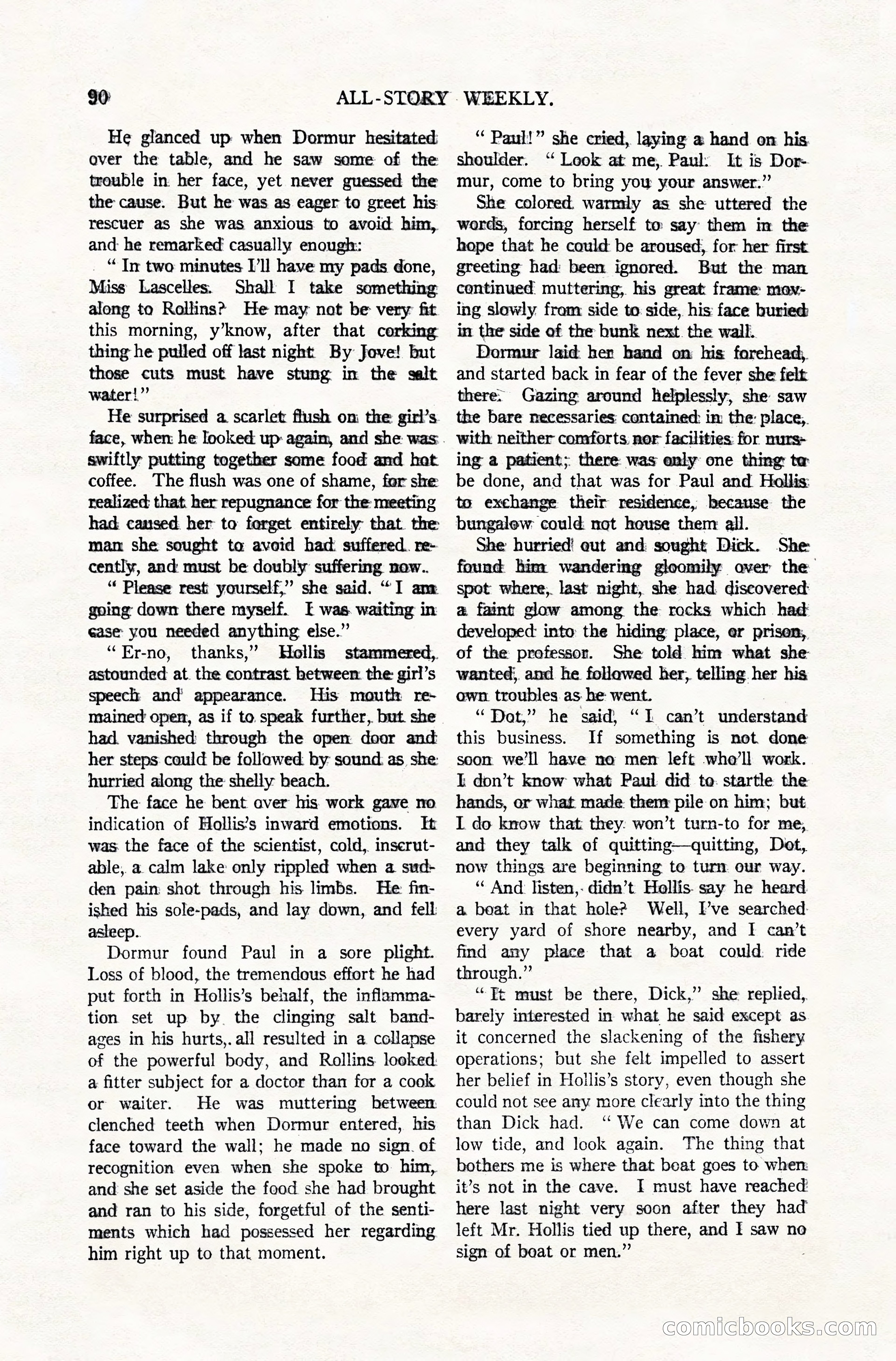 All-Story Weekly, December 20, 1919 — page 100 of 172