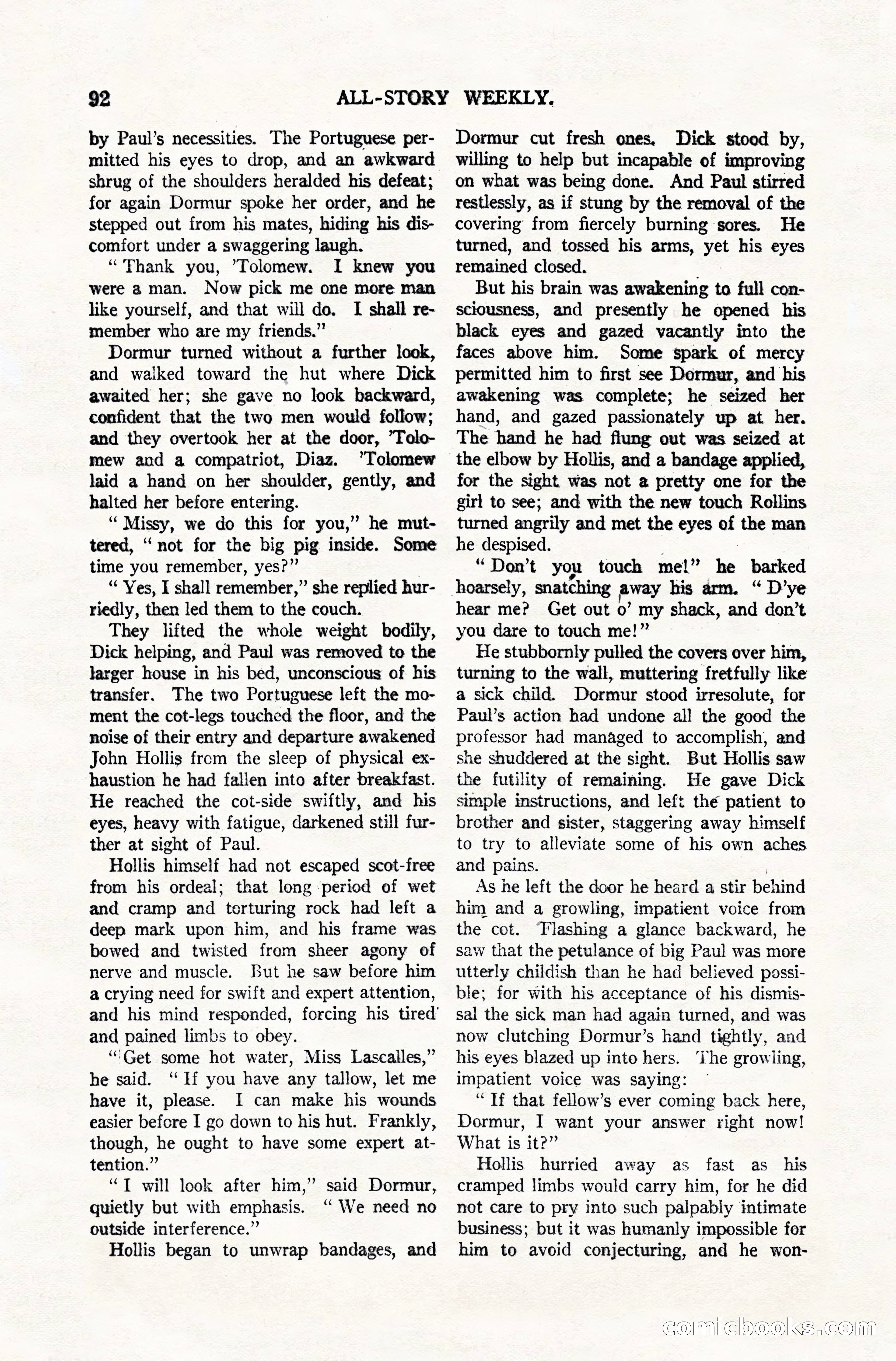 All-Story Weekly, December 20, 1919 — page 102 of 172