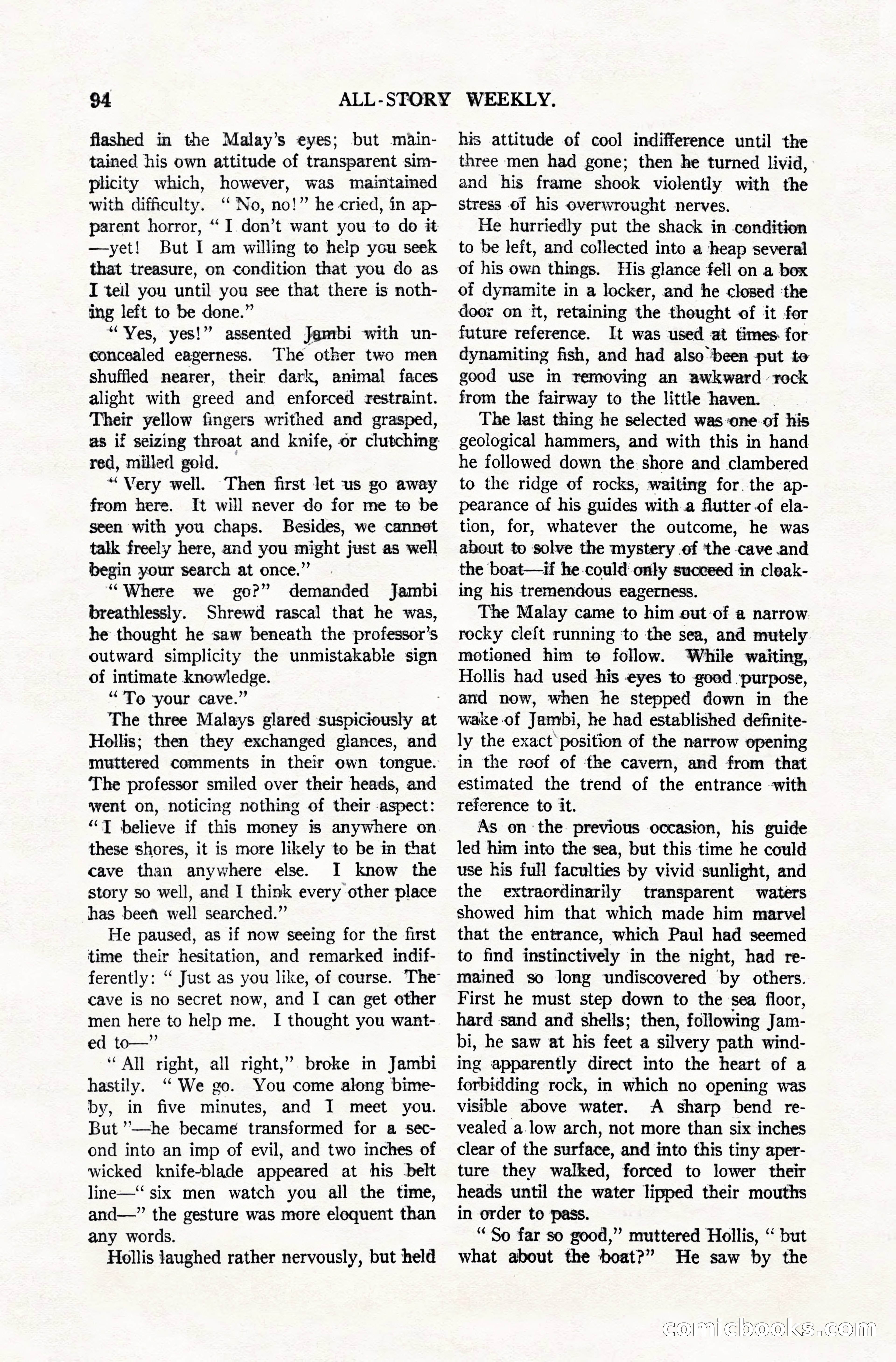 All-Story Weekly, December 20, 1919 — page 104 of 172